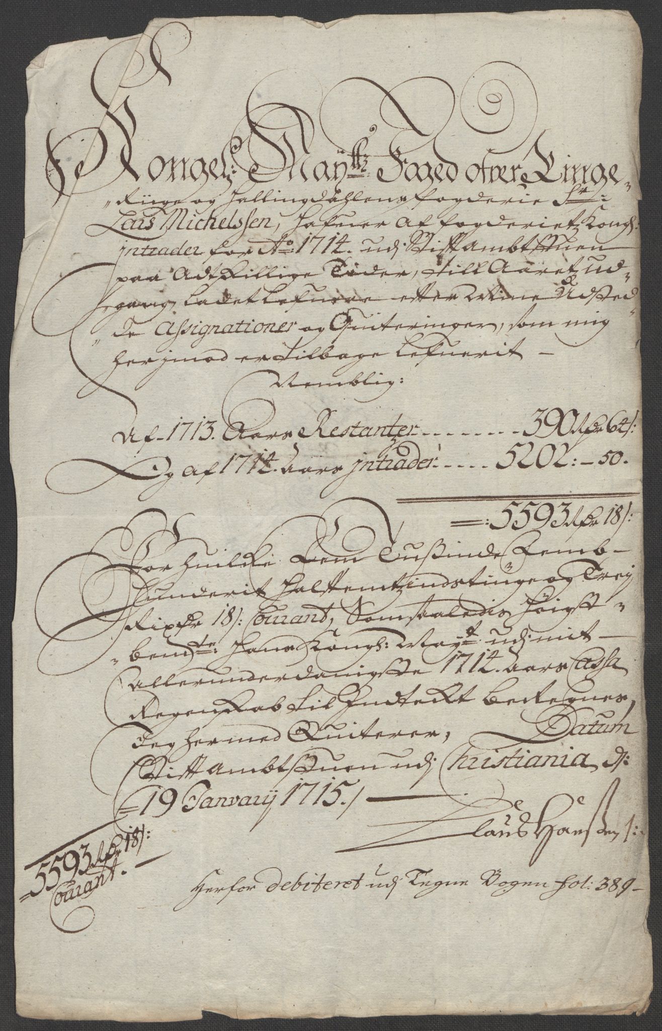 Rentekammeret inntil 1814, Reviderte regnskaper, Fogderegnskap, RA/EA-4092/R23/L1471: Fogderegnskap Ringerike og Hallingdal, 1713-1714, s. 546