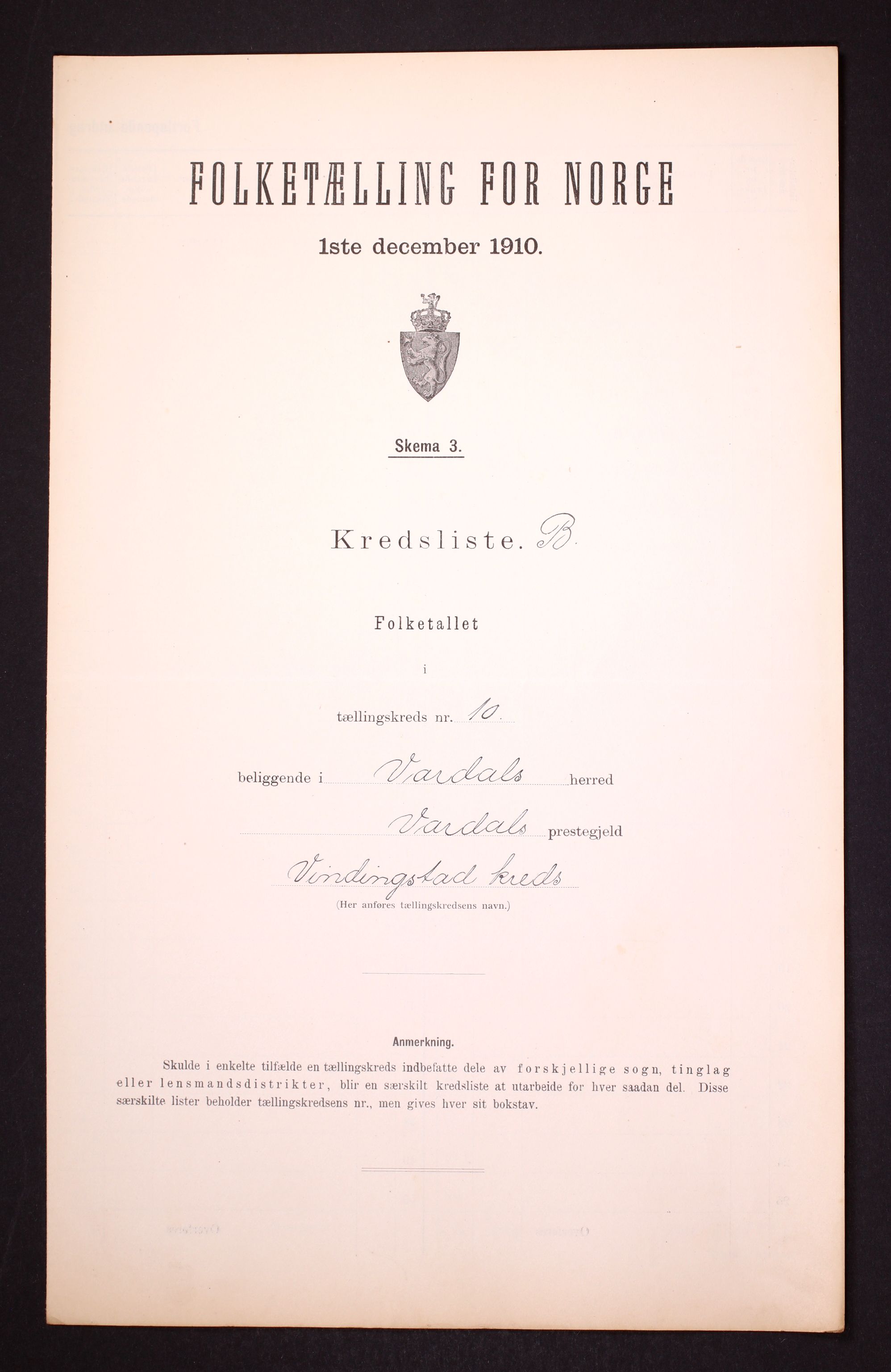 RA, Folketelling 1910 for 0527 Vardal herred, 1910, s. 35