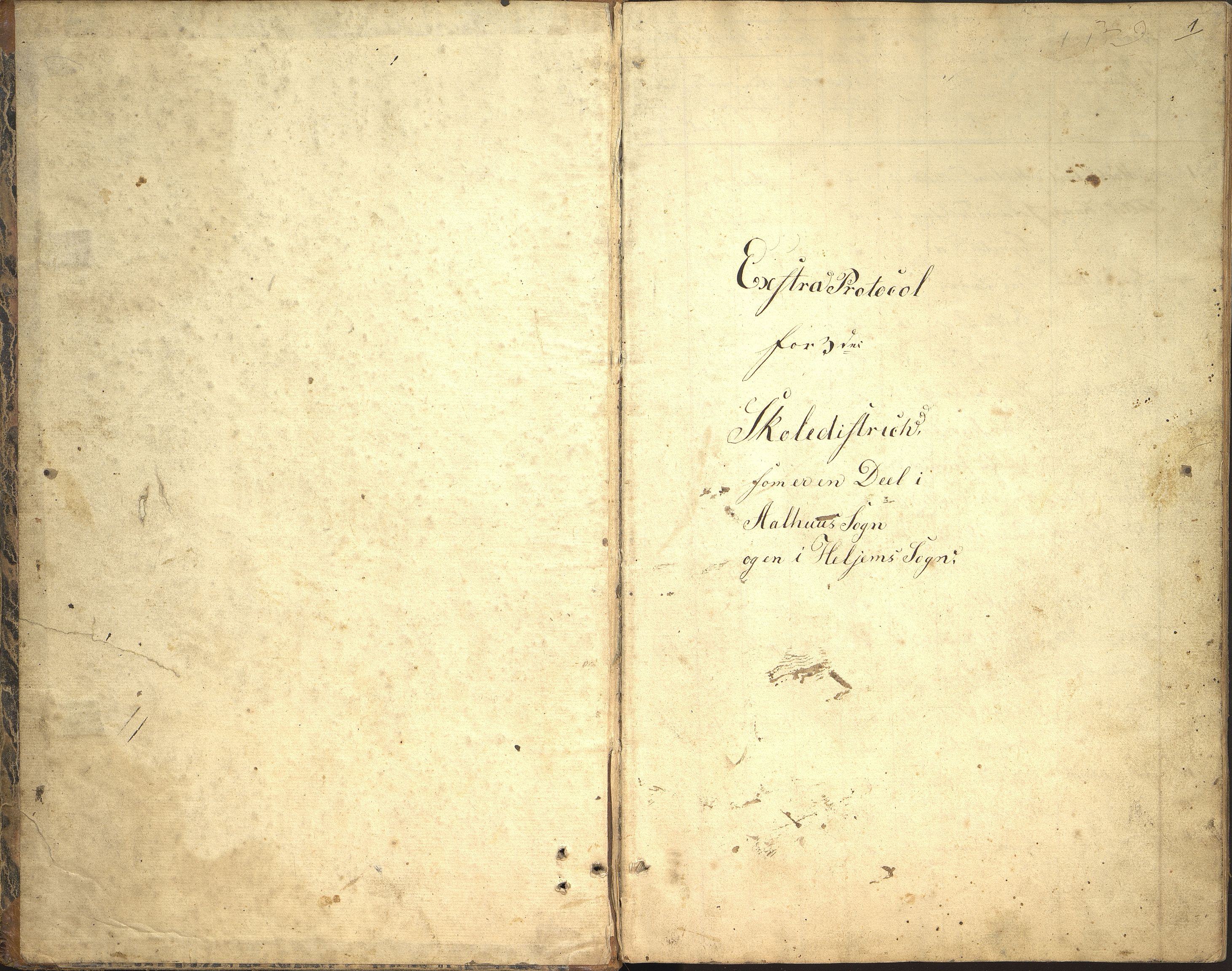 Jølster kommune. Gjesdal skule, VLFK/K-14310.520.19/542/L0001: ekstraprotokoll (Gjesdal krins, Sandal krins og Myklebust krins), 1833-1860