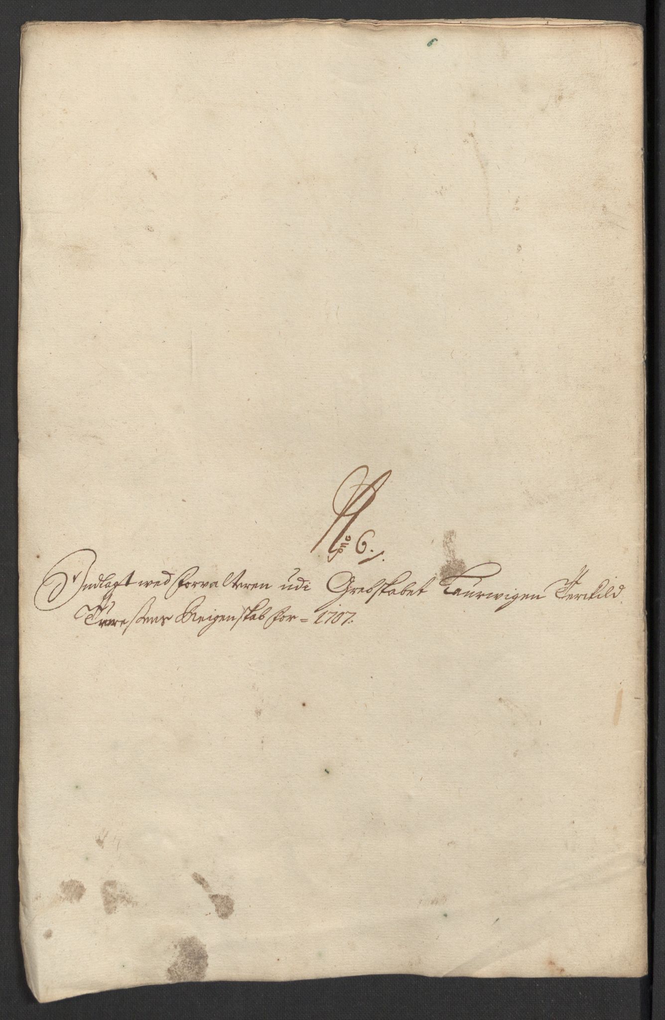 Rentekammeret inntil 1814, Reviderte regnskaper, Fogderegnskap, RA/EA-4092/R33/L1980: Fogderegnskap Larvik grevskap, 1707-1708, s. 155