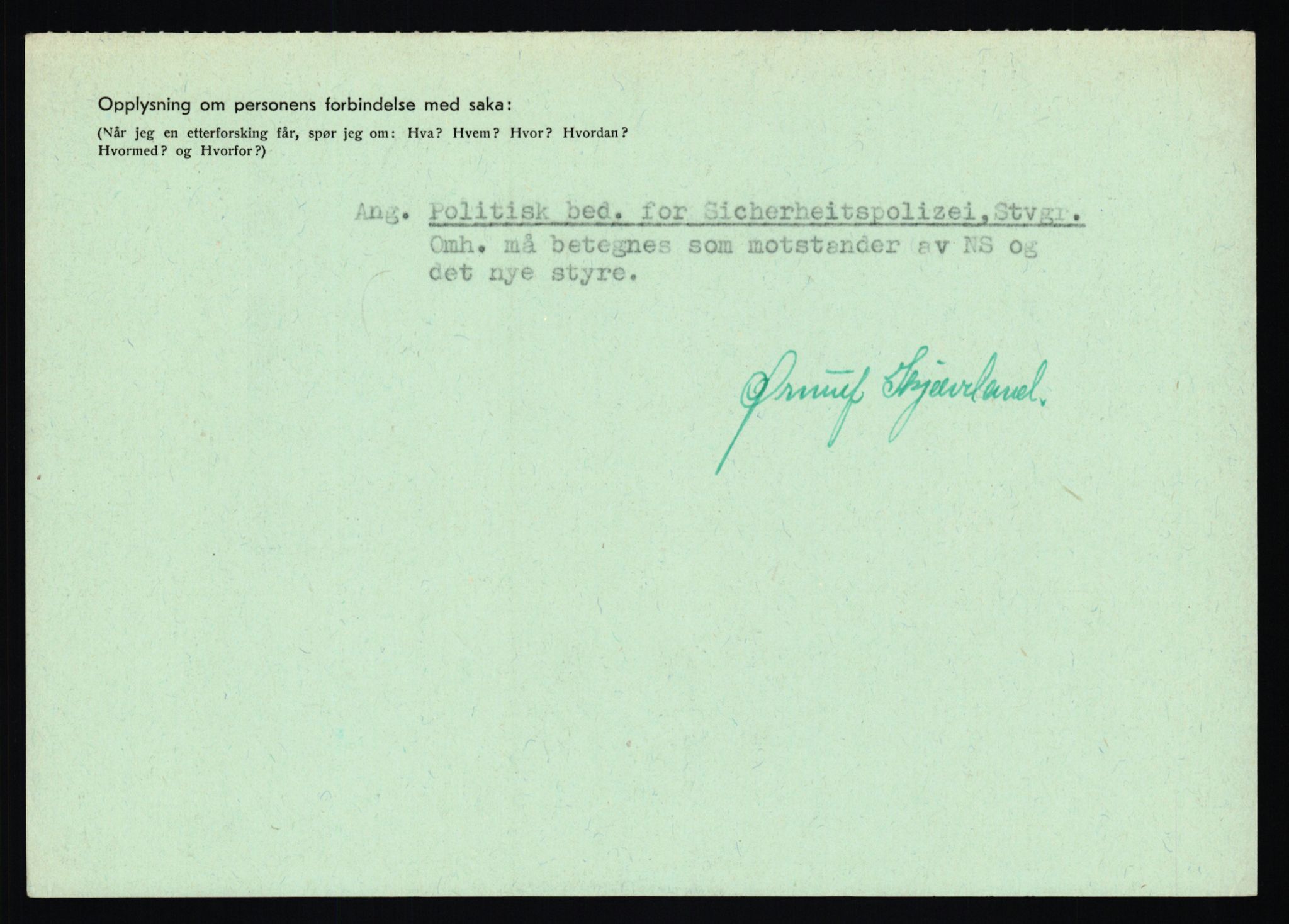 Statspolitiet - Hovedkontoret / Osloavdelingen, AV/RA-S-1329/C/Ca/L0009: Knutsen - Limstrand, 1943-1945, s. 2465