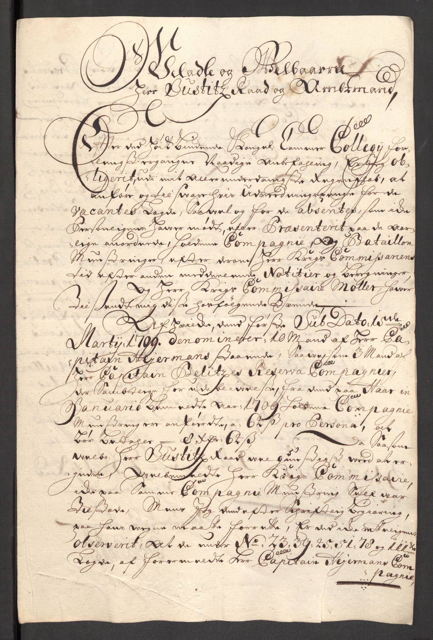 Rentekammeret inntil 1814, Reviderte regnskaper, Fogderegnskap, AV/RA-EA-4092/R46/L2734: Fogderegnskap Jæren og Dalane, 1709-1710, s. 47