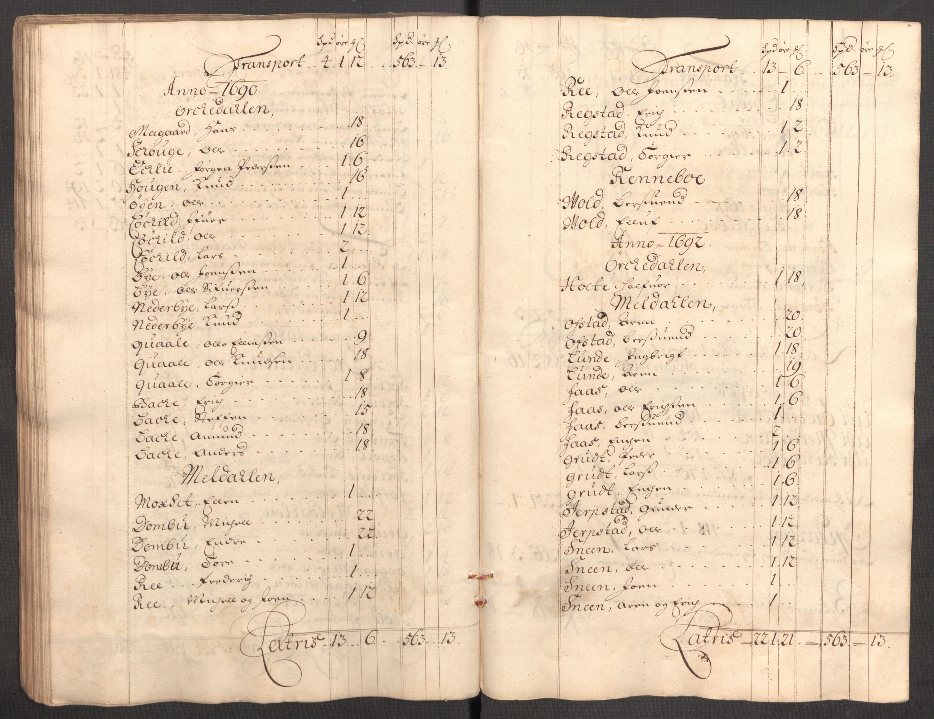 Rentekammeret inntil 1814, Reviderte regnskaper, Fogderegnskap, RA/EA-4092/R60/L3946: Fogderegnskap Orkdal og Gauldal, 1696, s. 86