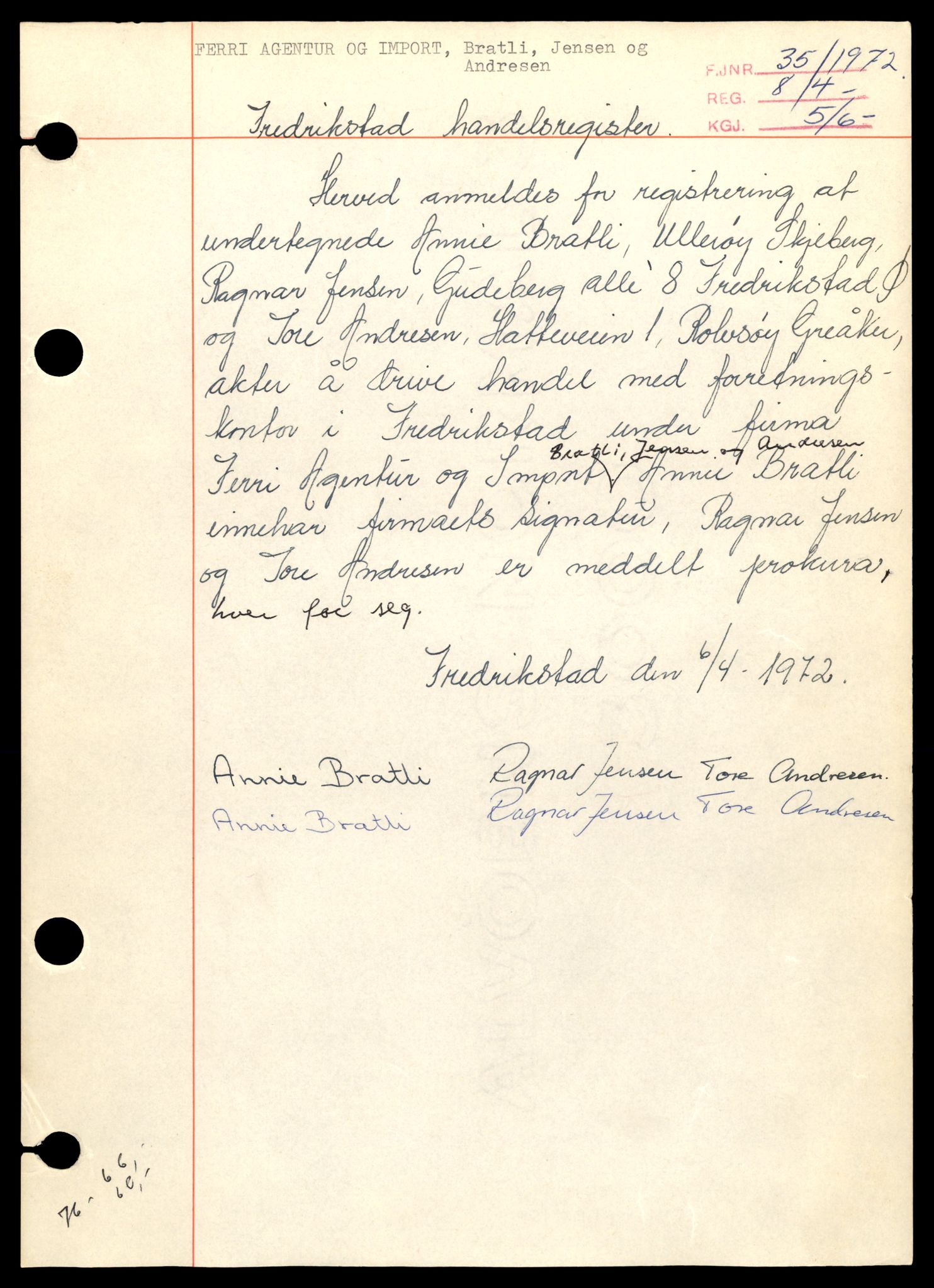Fredrikstad tingrett, AV/SAT-A-10473/K/Ka/Kab/L0002: Enkeltmannsforetak, F-K, 1944-1990, s. 21