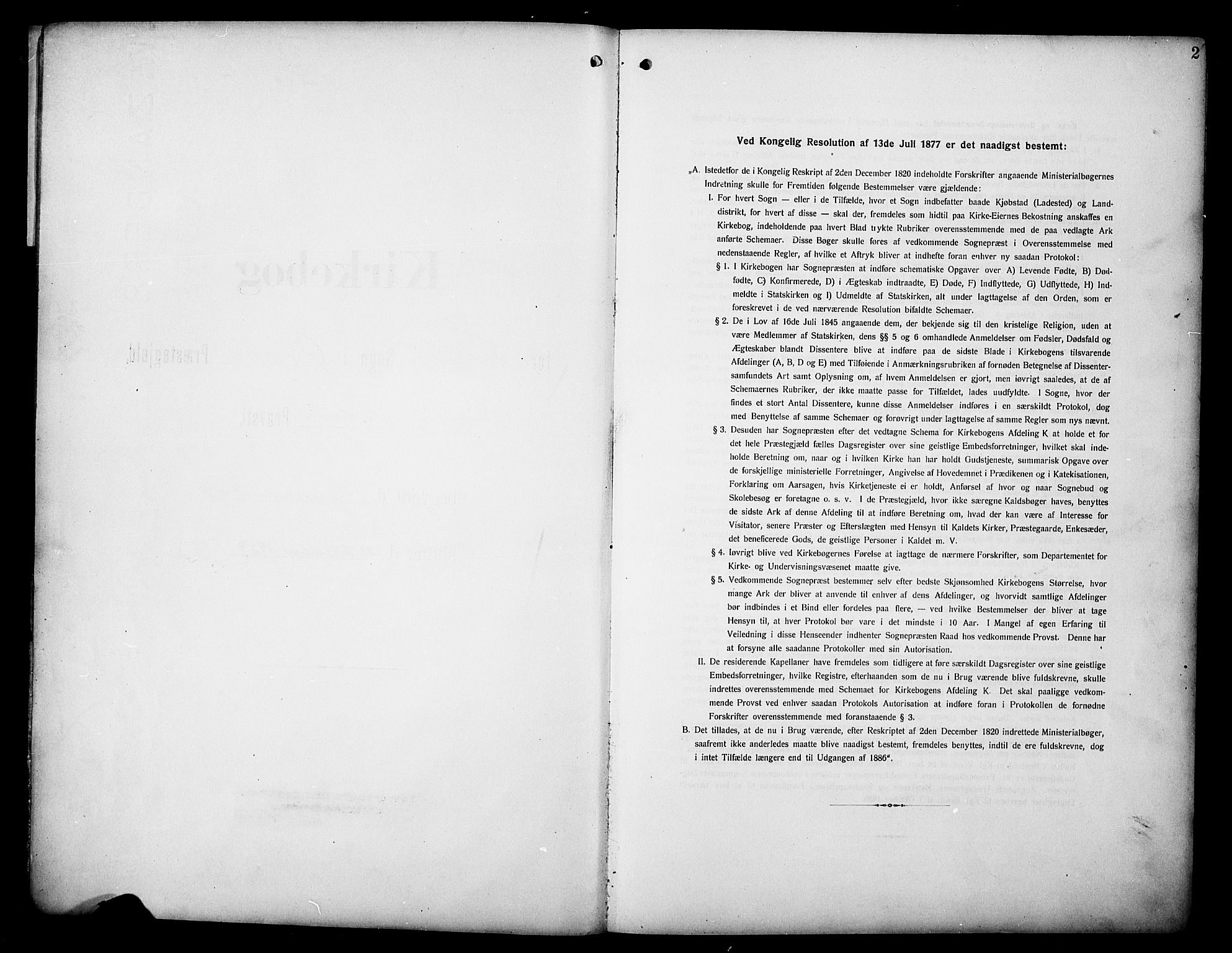 Øyer prestekontor, SAH/PREST-084/H/Ha/Hab/L0006: Klokkerbok nr. 6, 1906-1929, s. 2