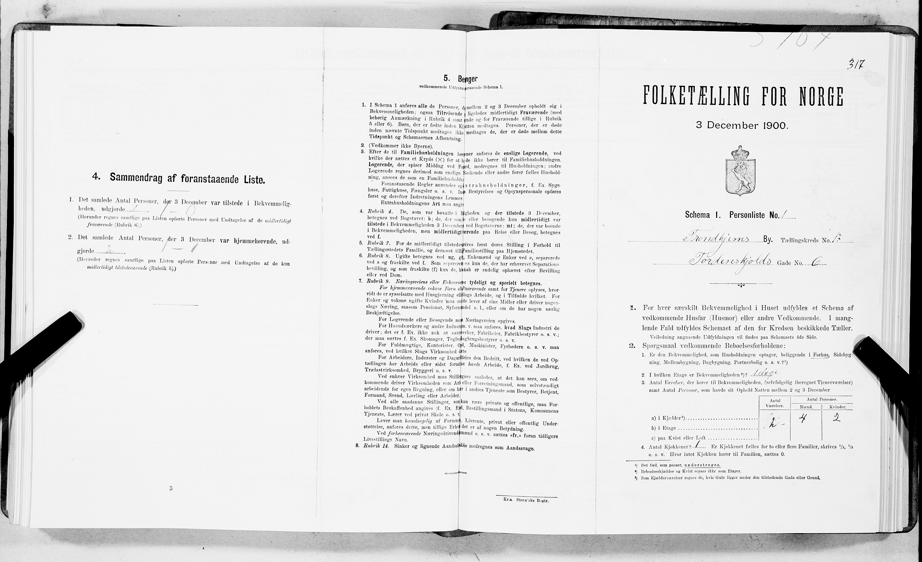 SAT, Folketelling 1900 for 1601 Trondheim kjøpstad, 1900, s. 2856