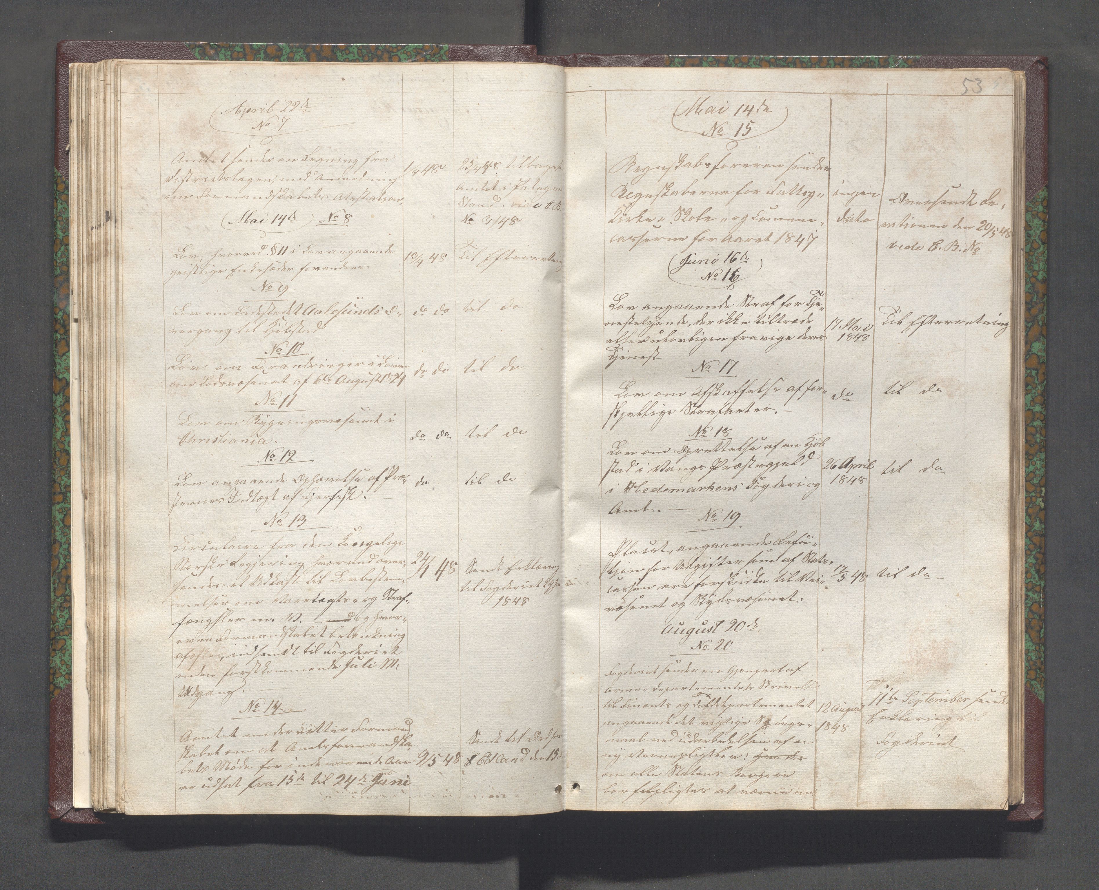 Time kommune - Formannskapet, IKAR/K-100592/C/Ca/L0001: Journal, 1837-1894, s. 53
