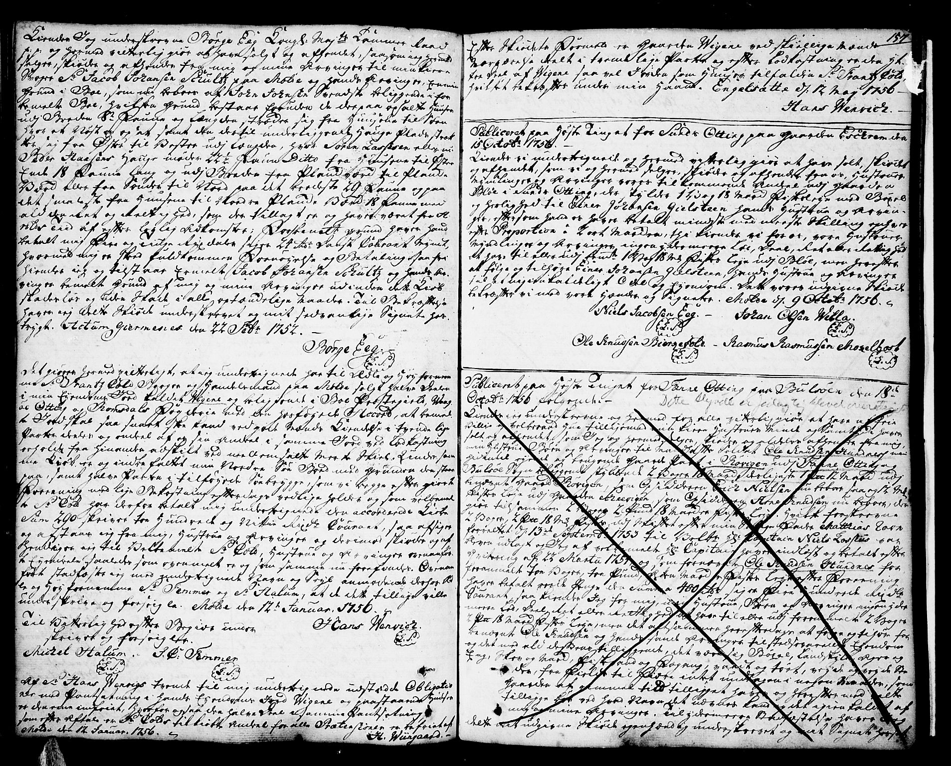 Romsdal sorenskriveri, SAT/A-4149/1/2/2C/L0003: Pantebok nr. 3, 1747-1767, s. 157