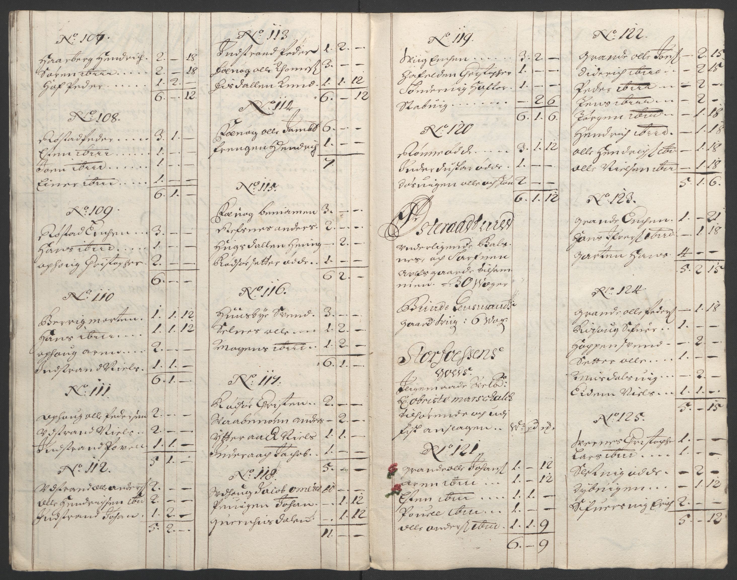 Rentekammeret inntil 1814, Reviderte regnskaper, Fogderegnskap, RA/EA-4092/R57/L3849: Fogderegnskap Fosen, 1692-1693, s. 123