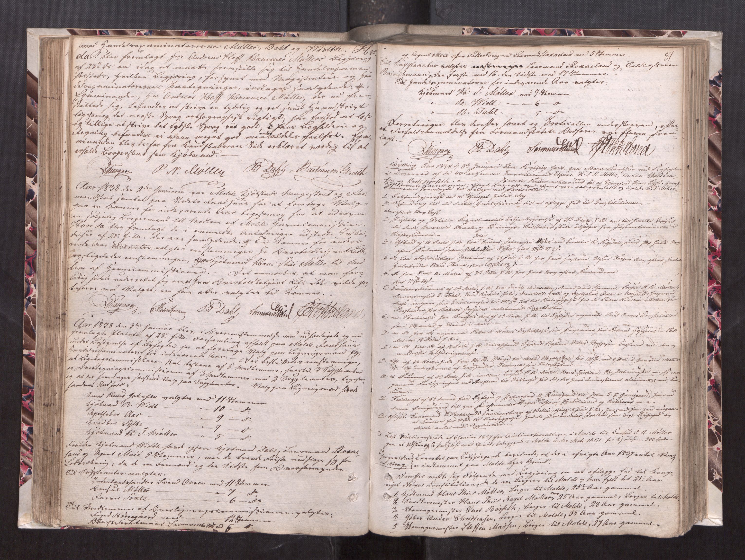 Molde byfogd, AV/SAT-A-0025/1/1A/L0003: Justisprotokoll, 1836-1841, s. 80b-81a