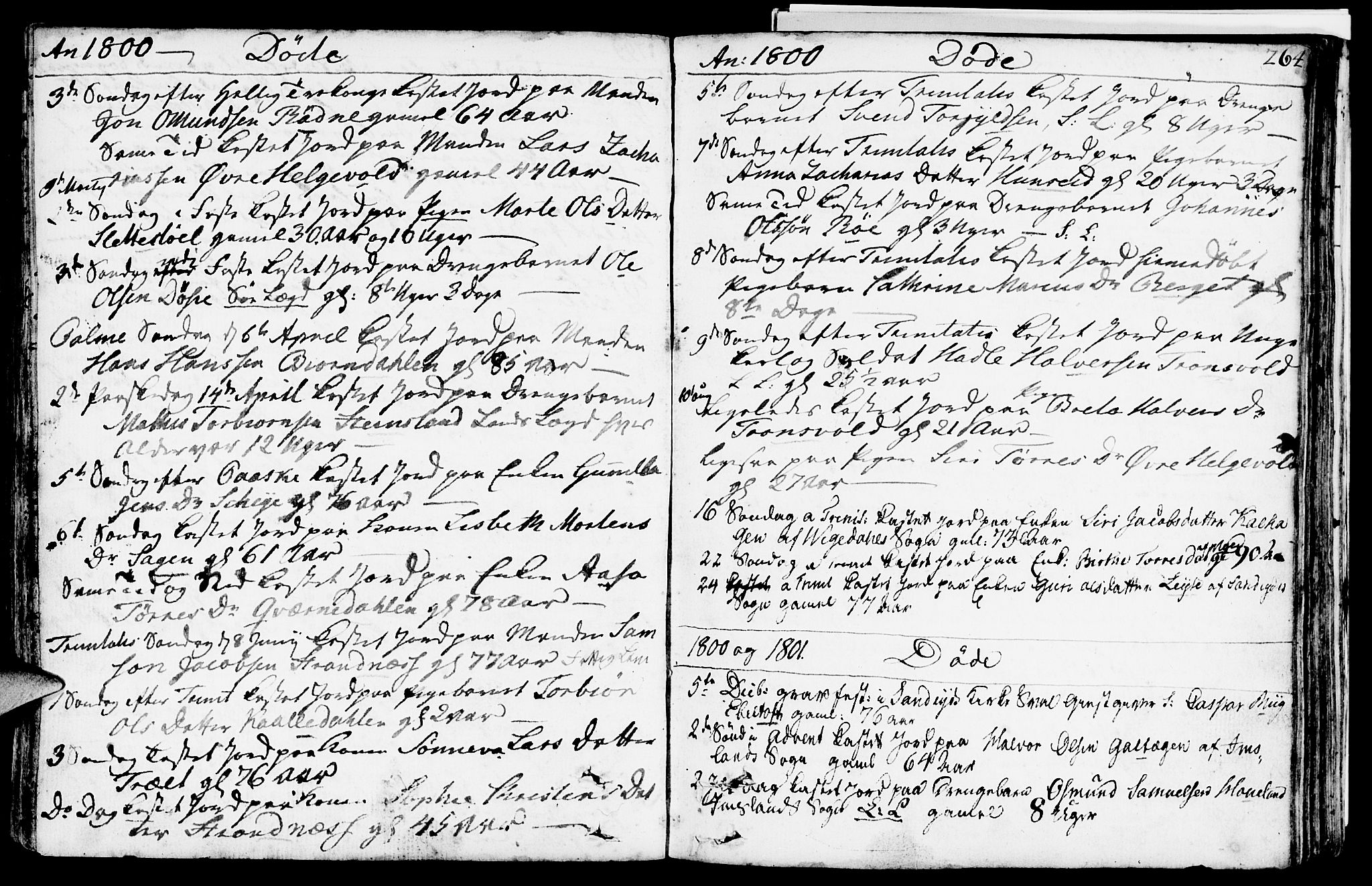 Vikedal sokneprestkontor, AV/SAST-A-101840/01/IV: Ministerialbok nr. A 2, 1779-1817, s. 264