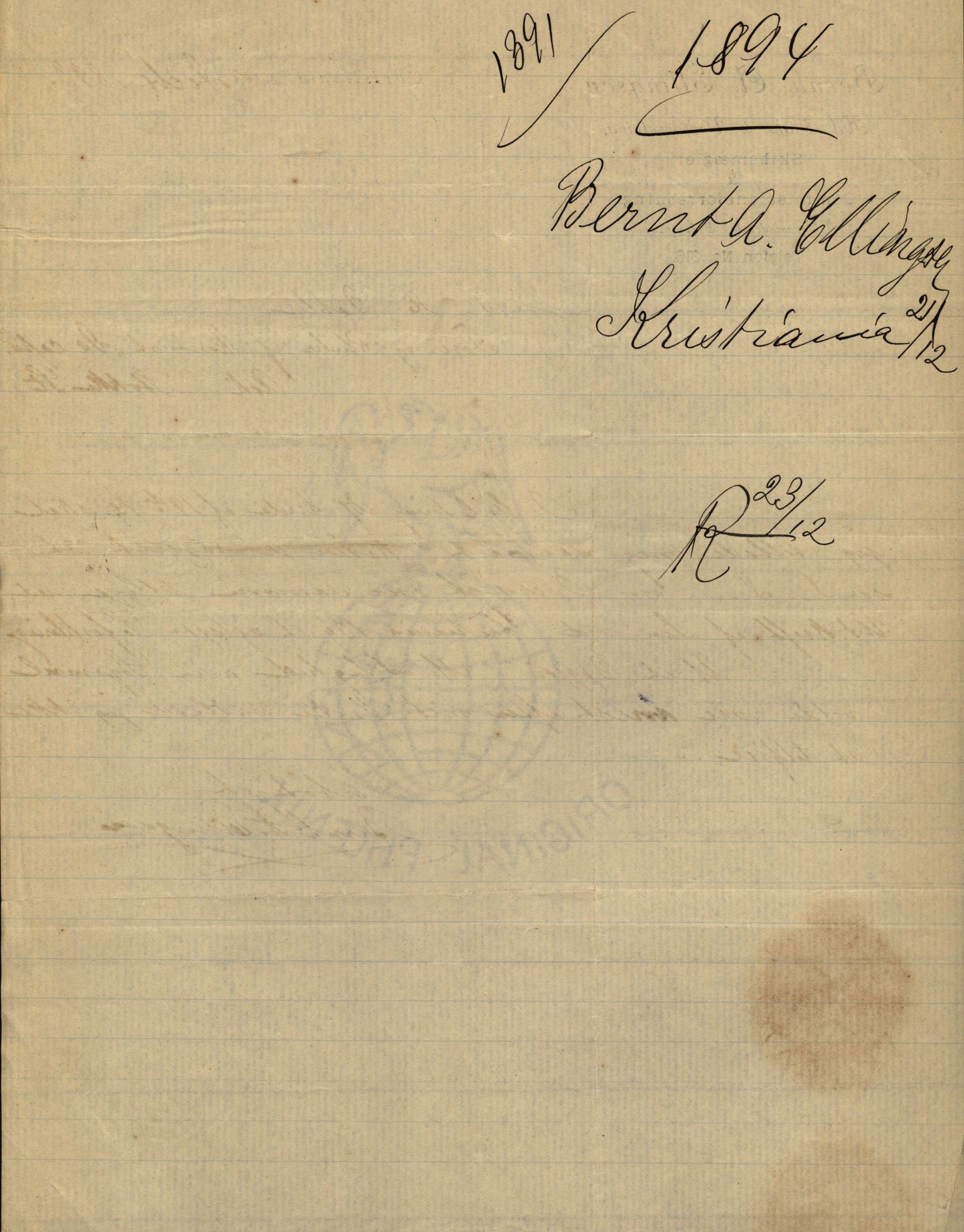 Pa 63 - Østlandske skibsassuranceforening, VEMU/A-1079/G/Ga/L0030/0002: Havaridokumenter / To venner, Emil, Empress, Enterprise, Dacapo, Dato, 1893, s. 91