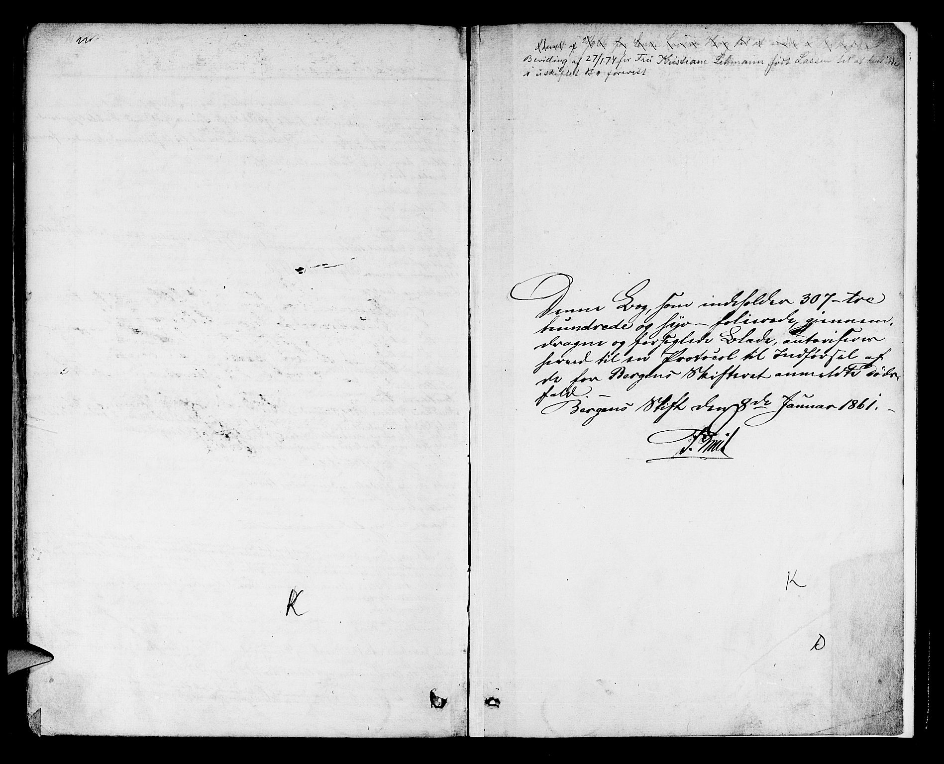 Byfogd og Byskriver i Bergen, AV/SAB-A-3401/06/06Na/L0003: Dødsfallsjournaler, 1861-1878, s. 307b-308a