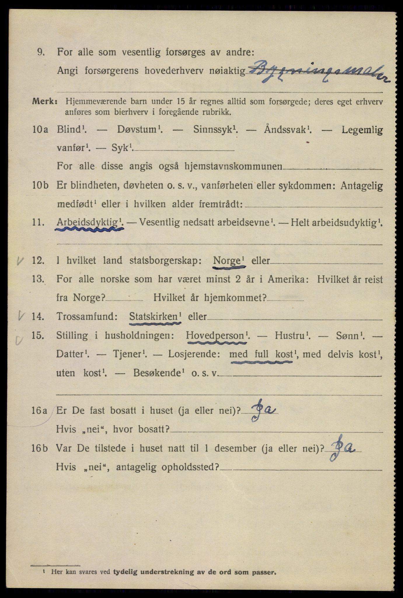 SAO, Folketelling 1920 for 0301 Kristiania kjøpstad, 1920, s. 462976