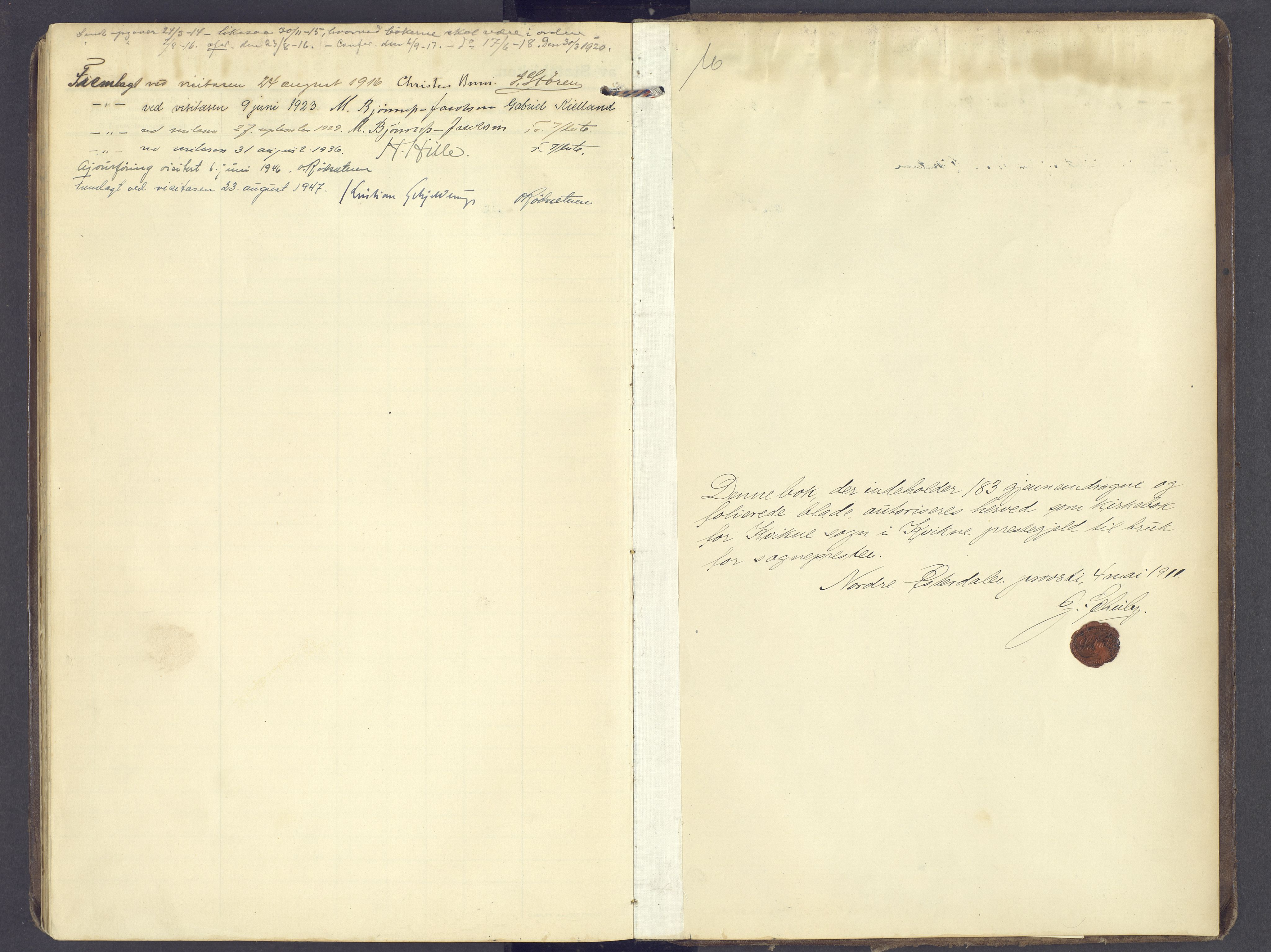 Kvikne prestekontor, AV/SAH-PREST-064/H/Ha/Haa/L0009: Ministerialbok nr. 9, 1911-1942