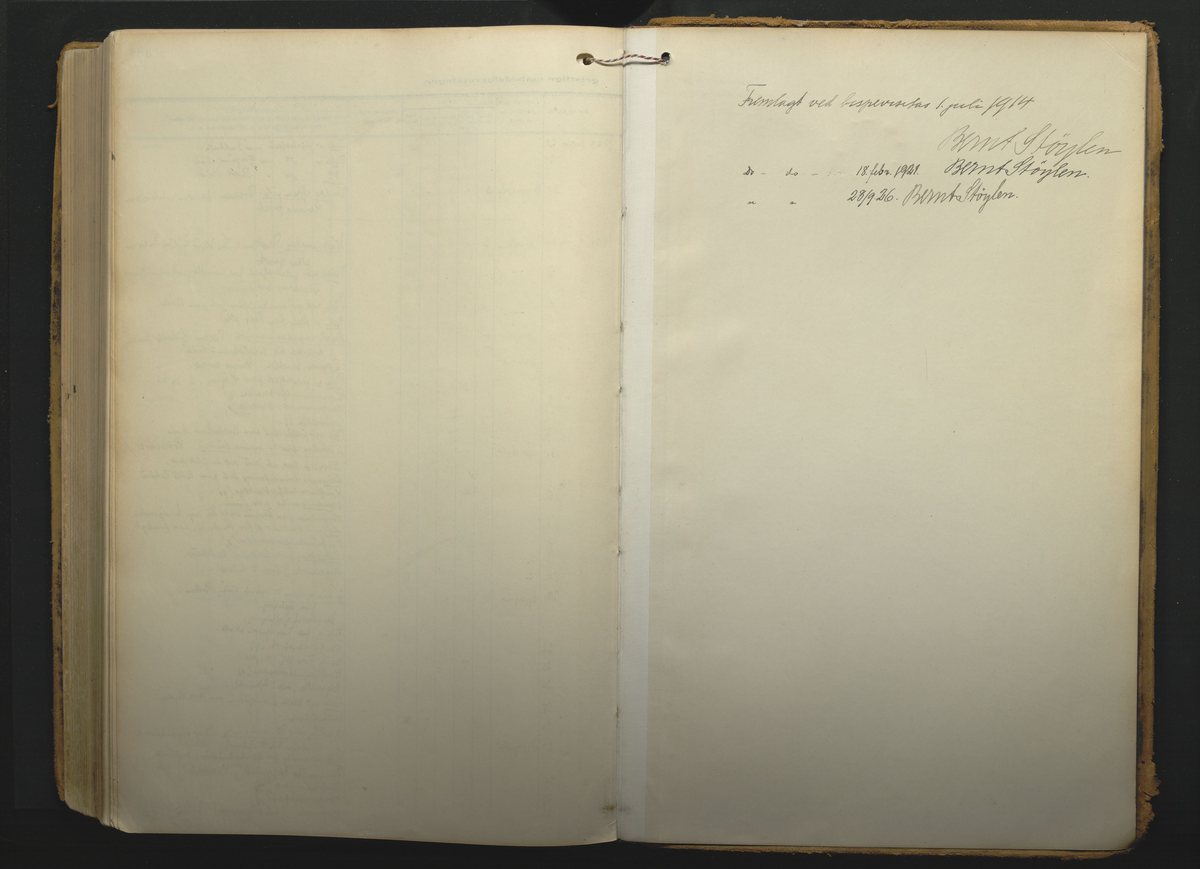 Gjerpen kirkebøker, SAKO/A-265/F/Fa/L0013: Ministerialbok nr. I 13, 1914-1924