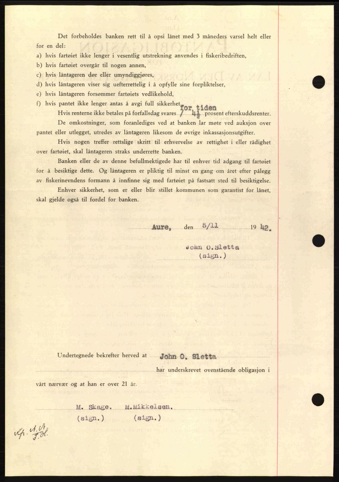 Nordmøre sorenskriveri, AV/SAT-A-4132/1/2/2Ca: Pantebok nr. B90, 1942-1943, Dagboknr: 3049/1942