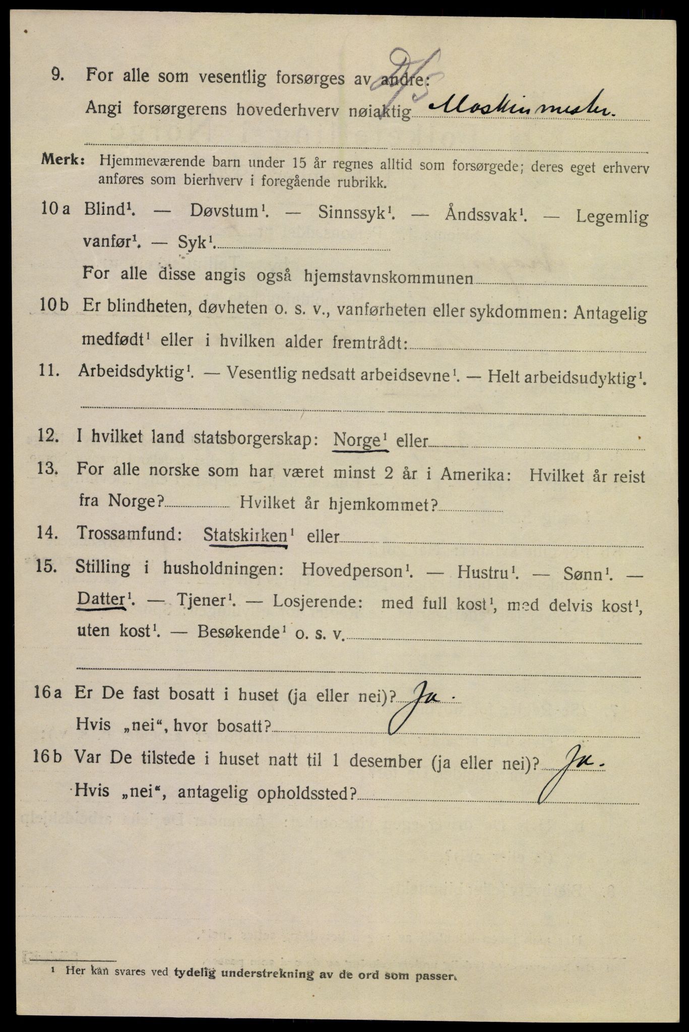 SAKO, Folketelling 1920 for 0801 Kragerø kjøpstad, 1920, s. 5324