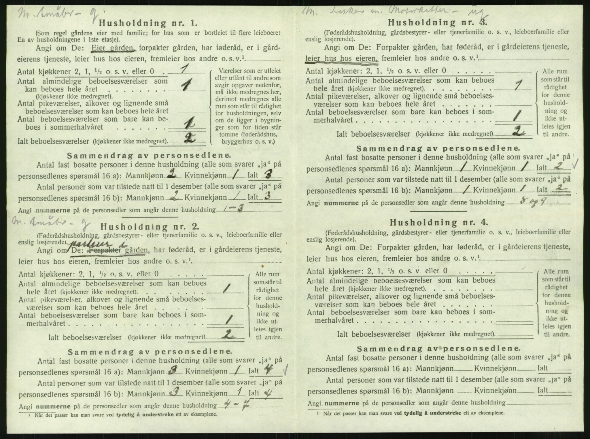 SAT, Folketelling 1920 for 1833 Mo herred, 1920, s. 1807