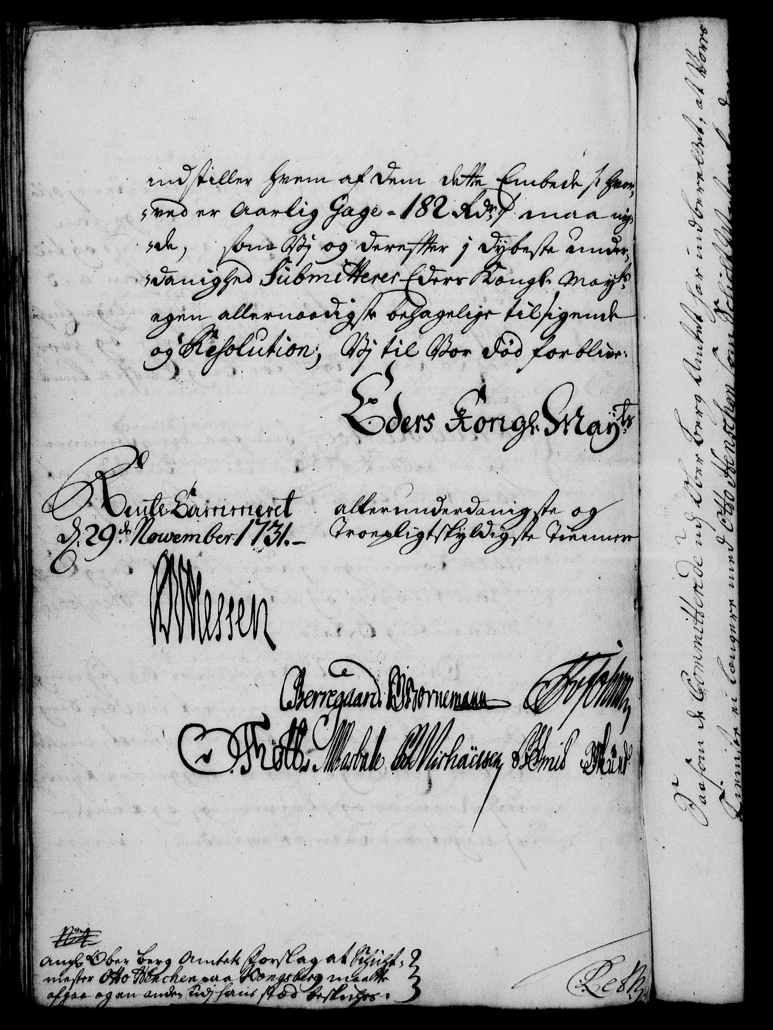 Rentekammeret, Kammerkanselliet, RA/EA-3111/G/Gf/Gfa/L0014: Norsk relasjons- og resolusjonsprotokoll (merket RK 52.14), 1731, s. 456