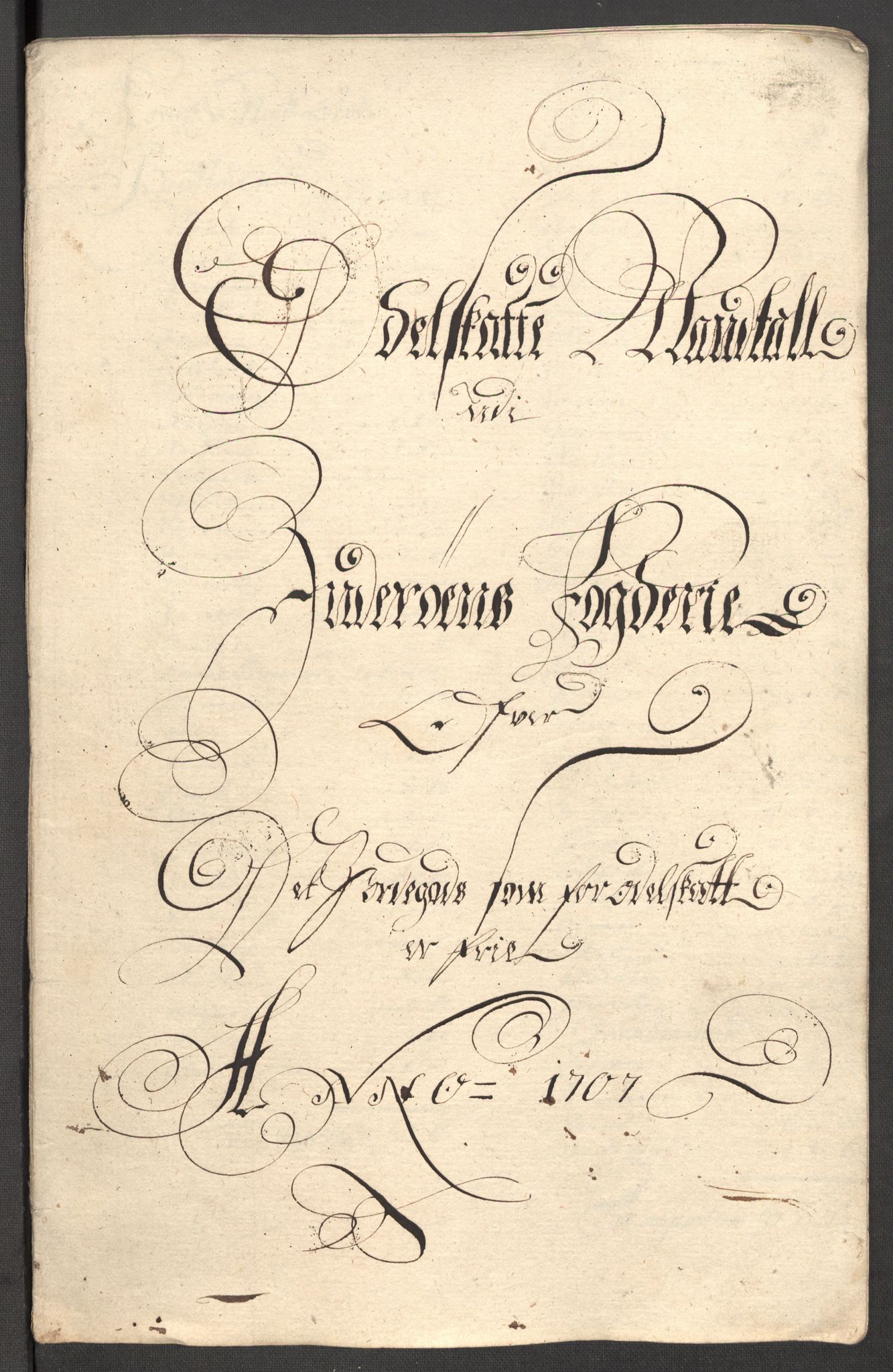 Rentekammeret inntil 1814, Reviderte regnskaper, Fogderegnskap, RA/EA-4092/R63/L4315: Fogderegnskap Inderøy, 1706-1707, s. 476
