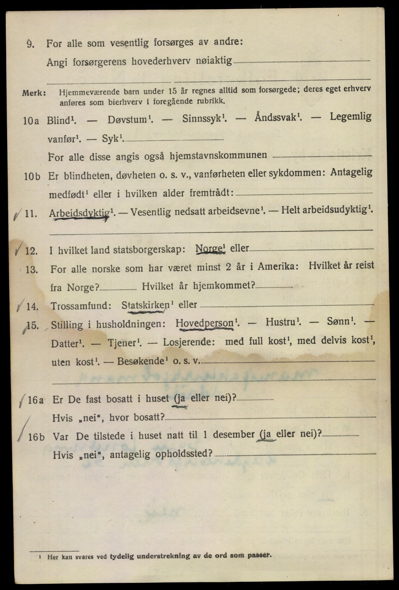 SAO, Folketelling 1920 for 0301 Kristiania kjøpstad, 1920, s. 366910