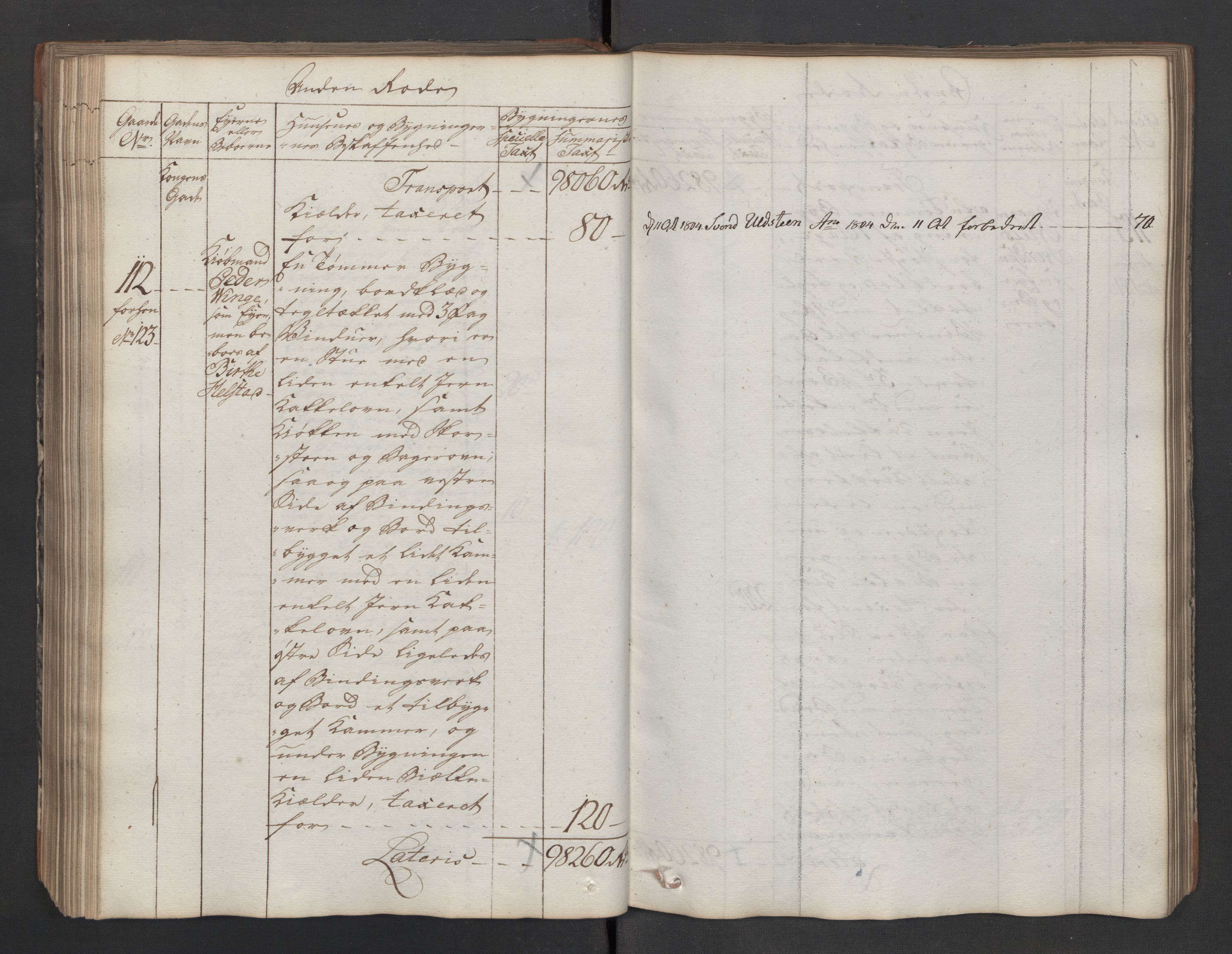 Kommersekollegiet, Brannforsikringskontoret 1767-1814, AV/RA-EA-5458/F/Fa/L0040/0005: Moss / Branntakstprotokoll, 1797, s. 185