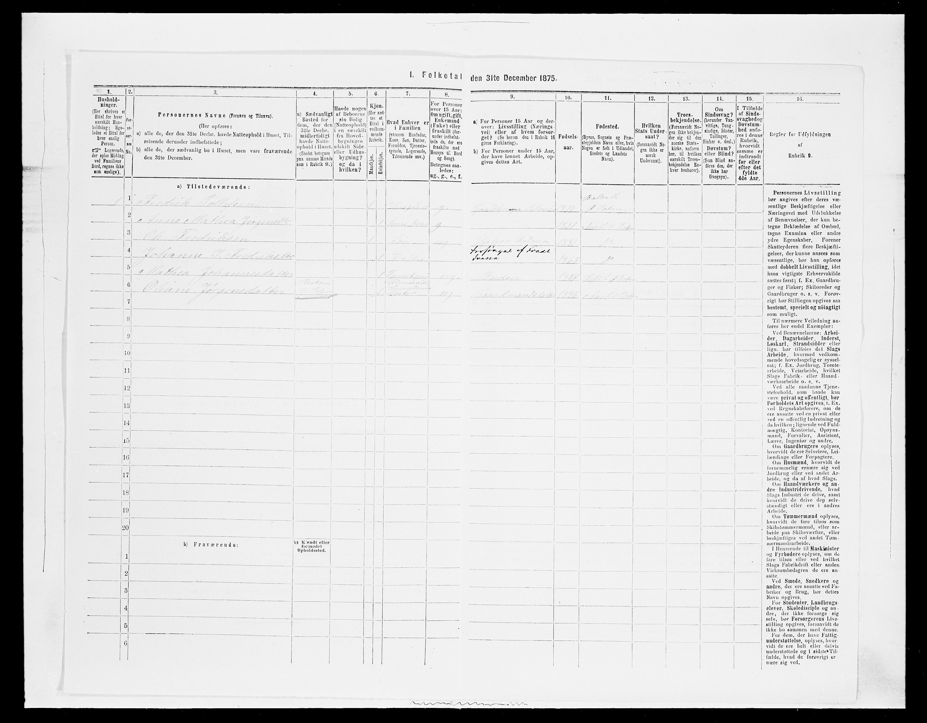 SAH, Folketelling 1875 for 0529P Vestre Toten prestegjeld, 1875, s. 183