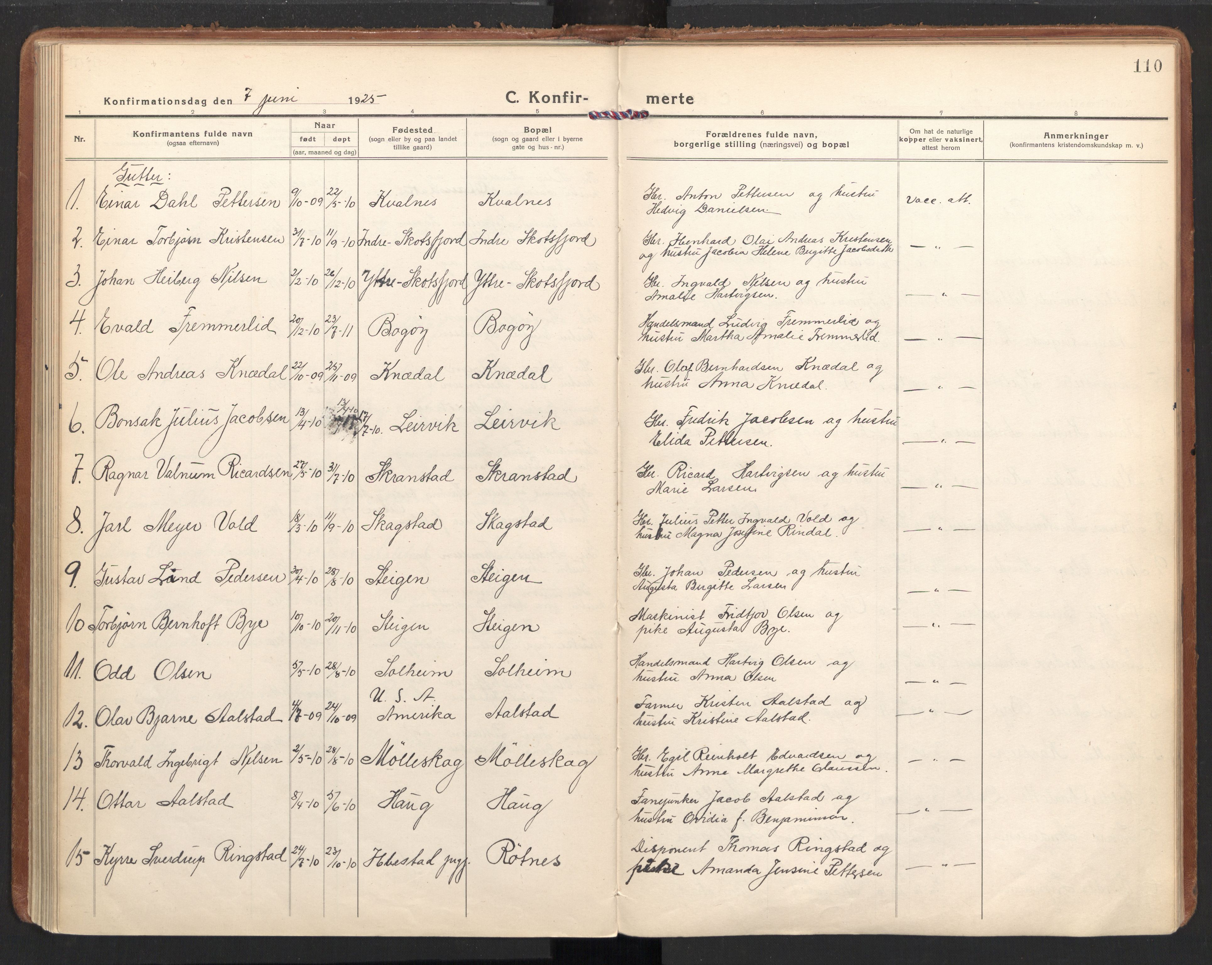 Ministerialprotokoller, klokkerbøker og fødselsregistre - Nordland, SAT/A-1459/855/L0810: Ministerialbok nr. 855A17, 1921-1939, s. 110