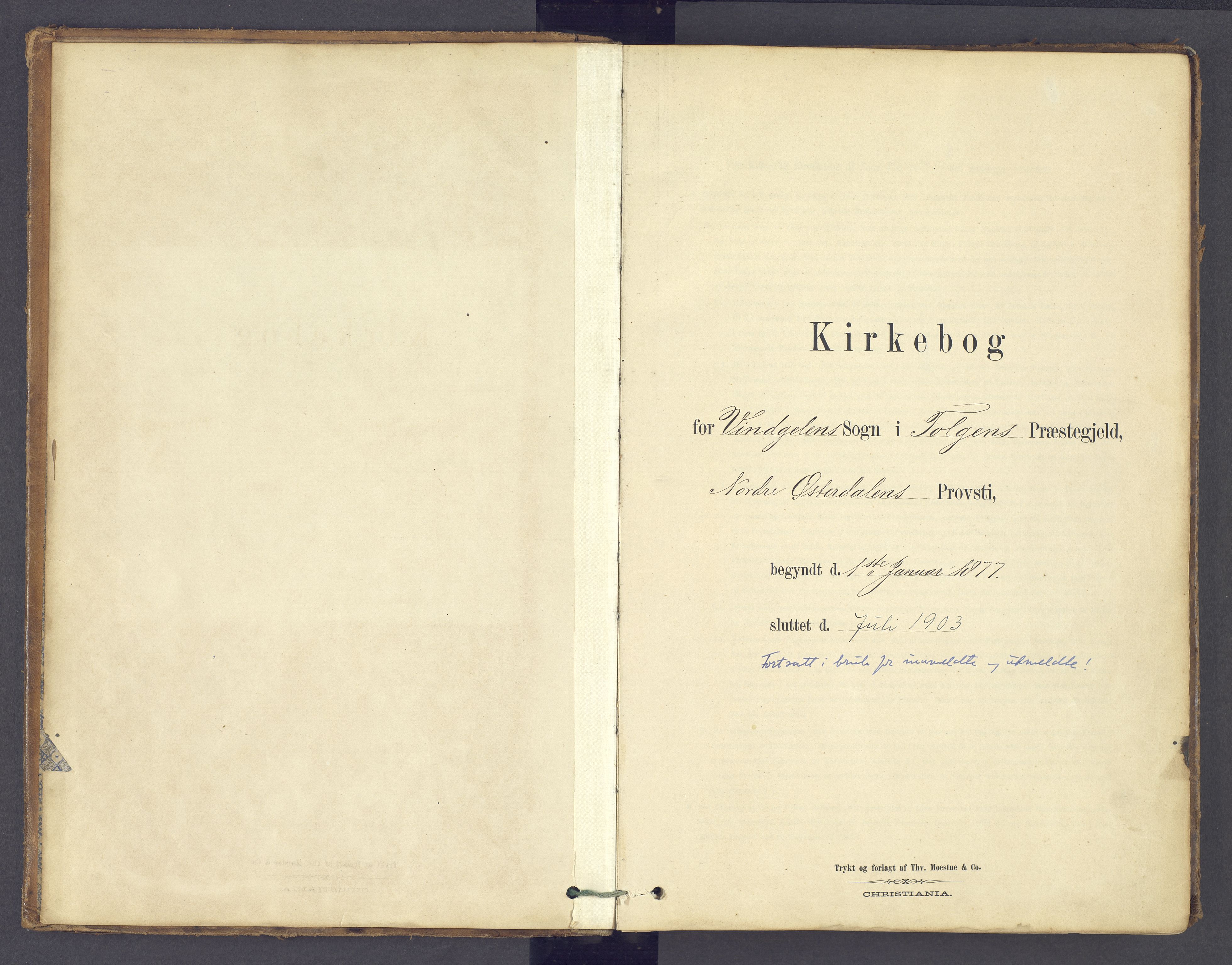 Tolga prestekontor, AV/SAH-PREST-062/K/L0012: Ministerialbok nr. 12, 1877-1925