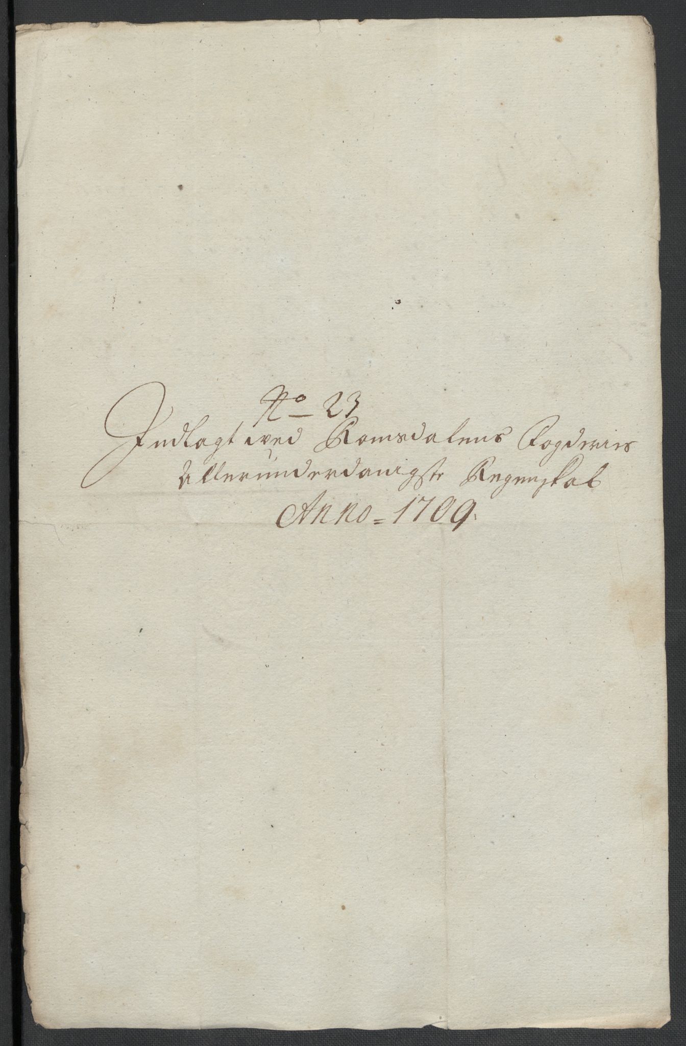 Rentekammeret inntil 1814, Reviderte regnskaper, Fogderegnskap, RA/EA-4092/R55/L3659: Fogderegnskap Romsdal, 1709-1710, s. 166