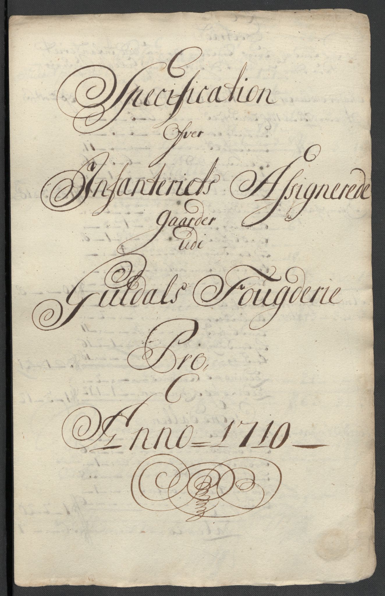 Rentekammeret inntil 1814, Reviderte regnskaper, Fogderegnskap, RA/EA-4092/R60/L3960: Fogderegnskap Orkdal og Gauldal, 1710, s. 390