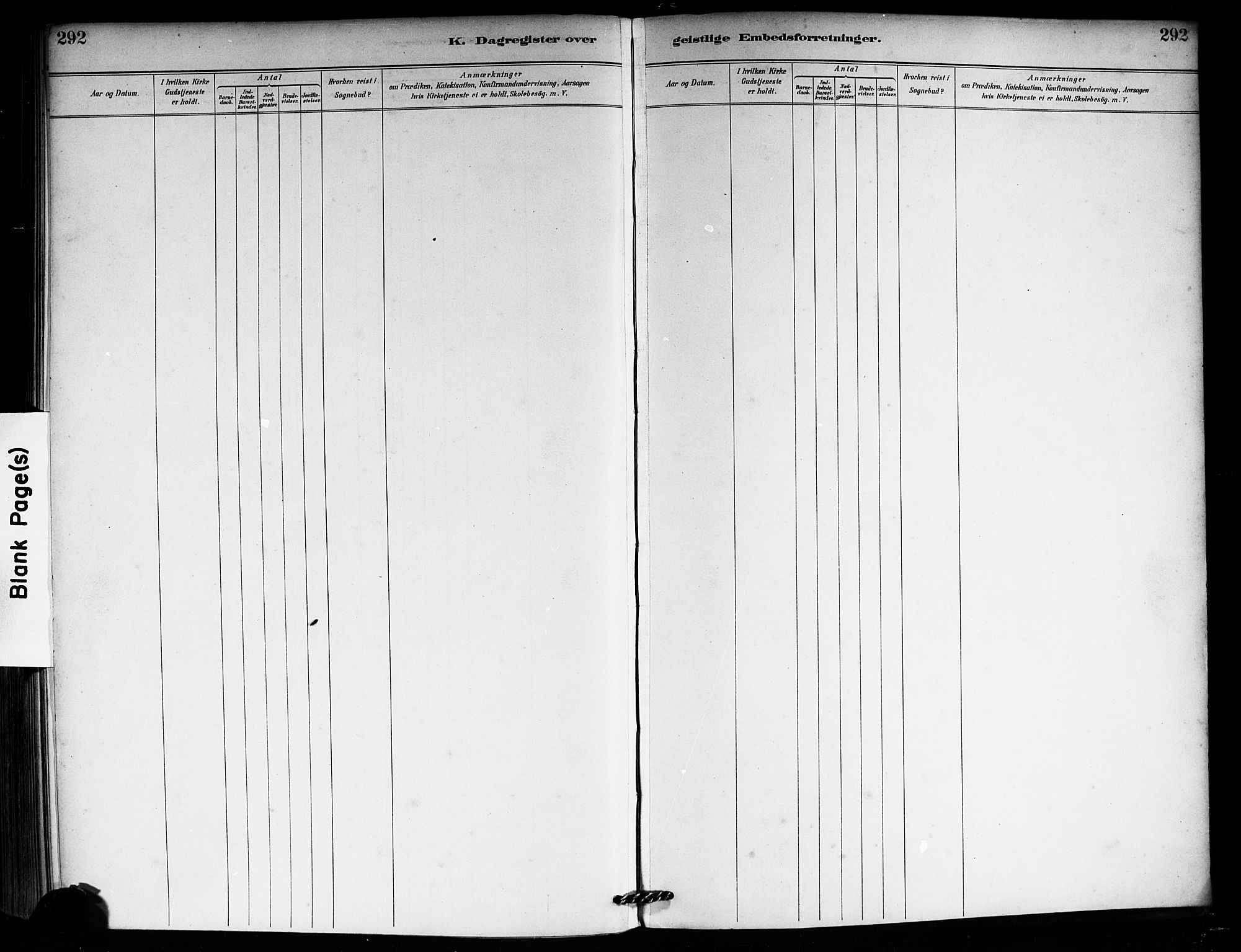 Nedre Eiker kirkebøker, AV/SAKO-A-612/F/Fa/L0003: Ministerialbok nr. 3, 1885-1892, s. 292