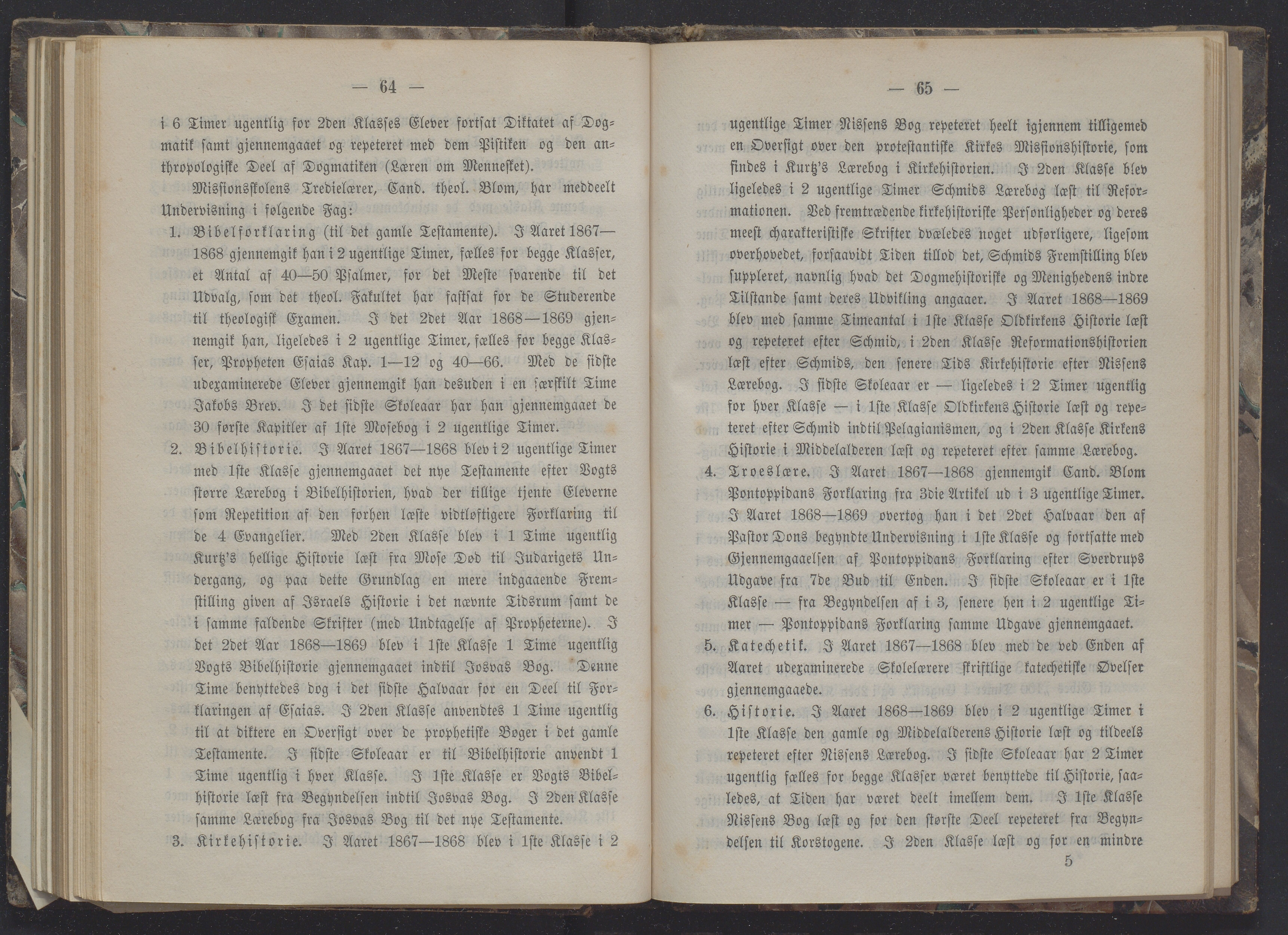 Det Norske Misjonsselskap - hovedadministrasjonen, VID/MA-A-1045/D/Db/Dba/L0337/0009: Beretninger, Bøker, Skrifter o.l   / Årsberetninger 28 , 1870, s. 64-65