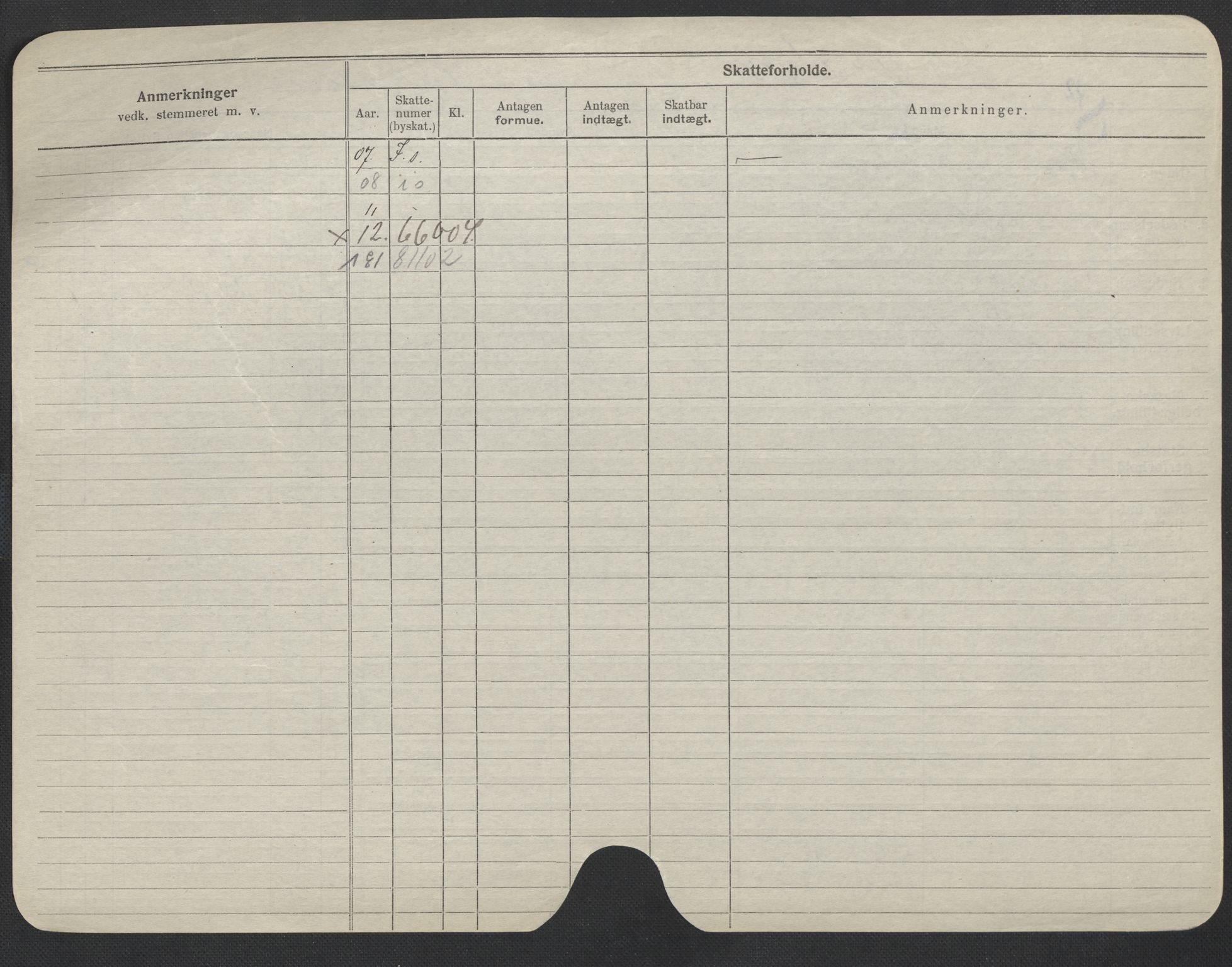 Oslo folkeregister, Registerkort, AV/SAO-A-11715/F/Fa/Fac/L0008: Menn, 1906-1914, s. 425b