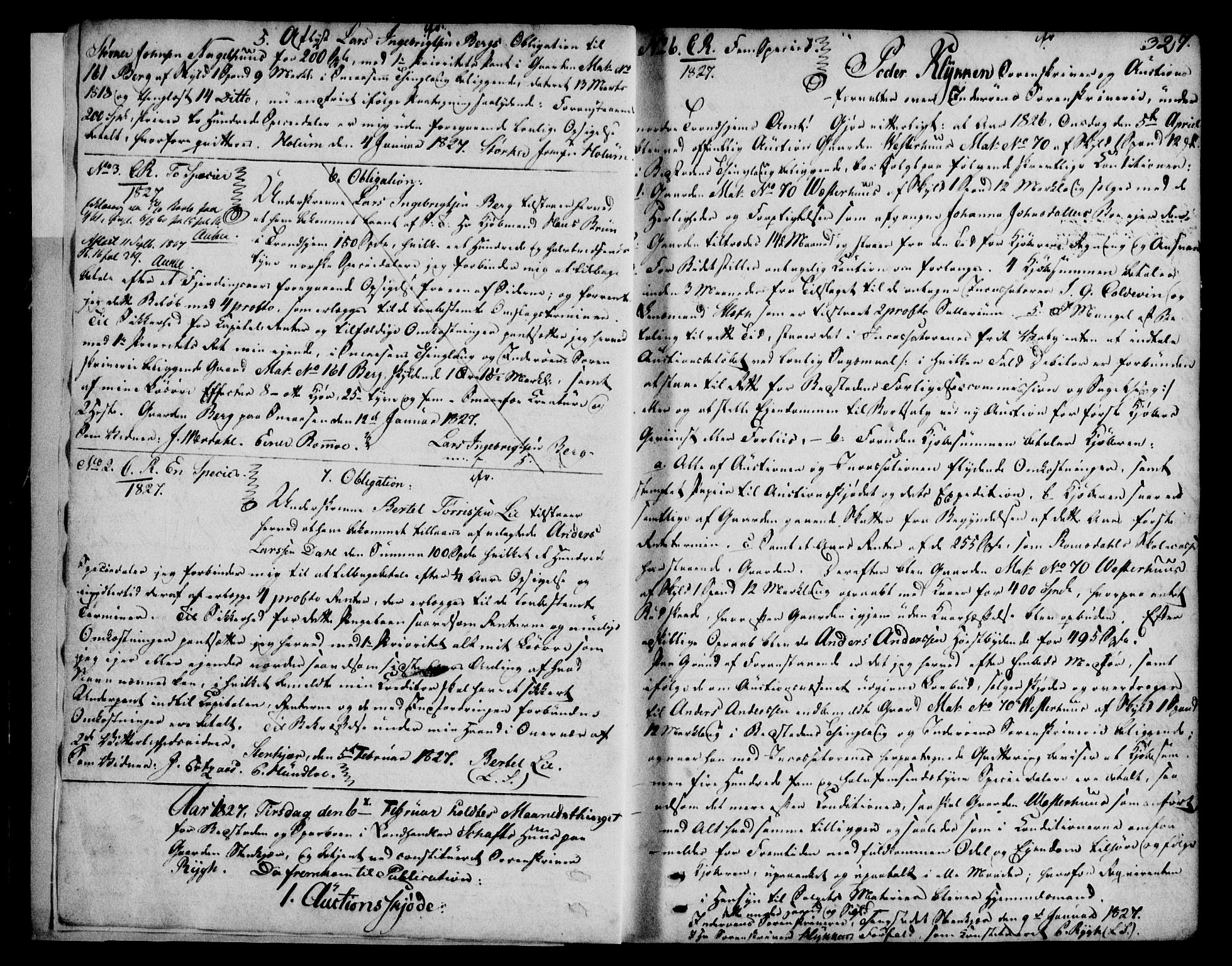 Inderøy sorenskriveri, SAT/A-4147/1/2/2C/L0015: Pantebok nr. 8b, 1827-1829, s. 327
