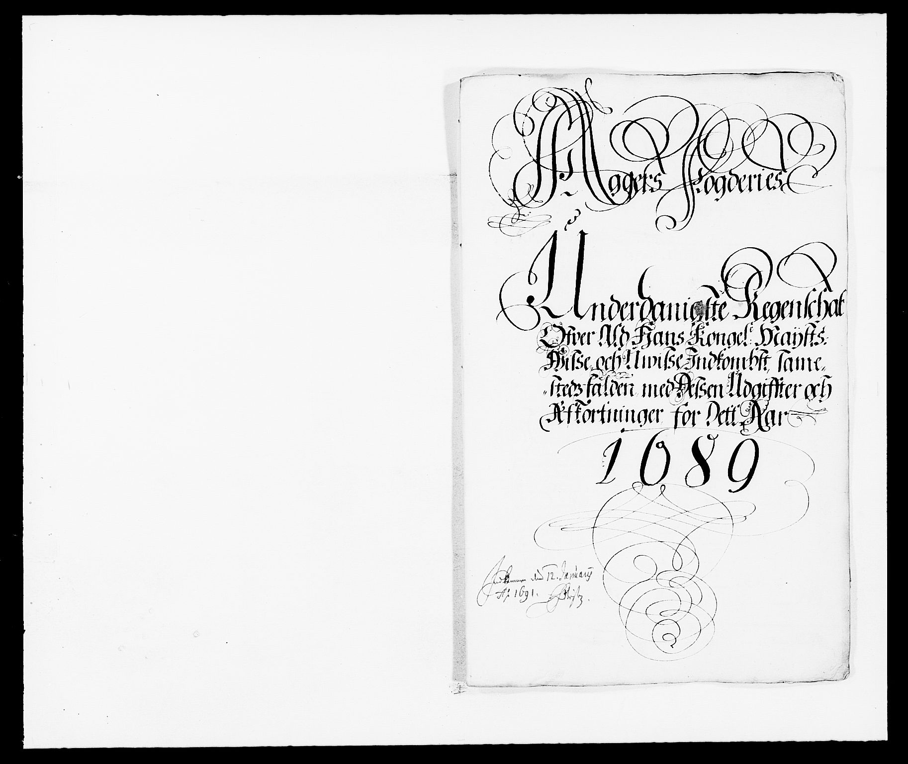 Rentekammeret inntil 1814, Reviderte regnskaper, Fogderegnskap, RA/EA-4092/R08/L0423: Fogderegnskap Aker, 1687-1689, s. 3