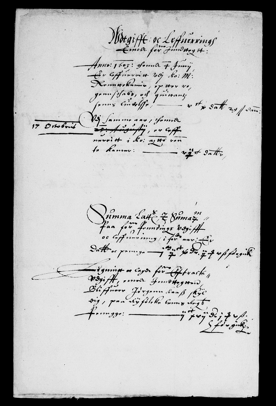 Rentekammeret inntil 1814, Reviderte regnskaper, Lensregnskaper, AV/RA-EA-5023/R/Rb/Rbs/L0001: Stavanger len, 1601-1605