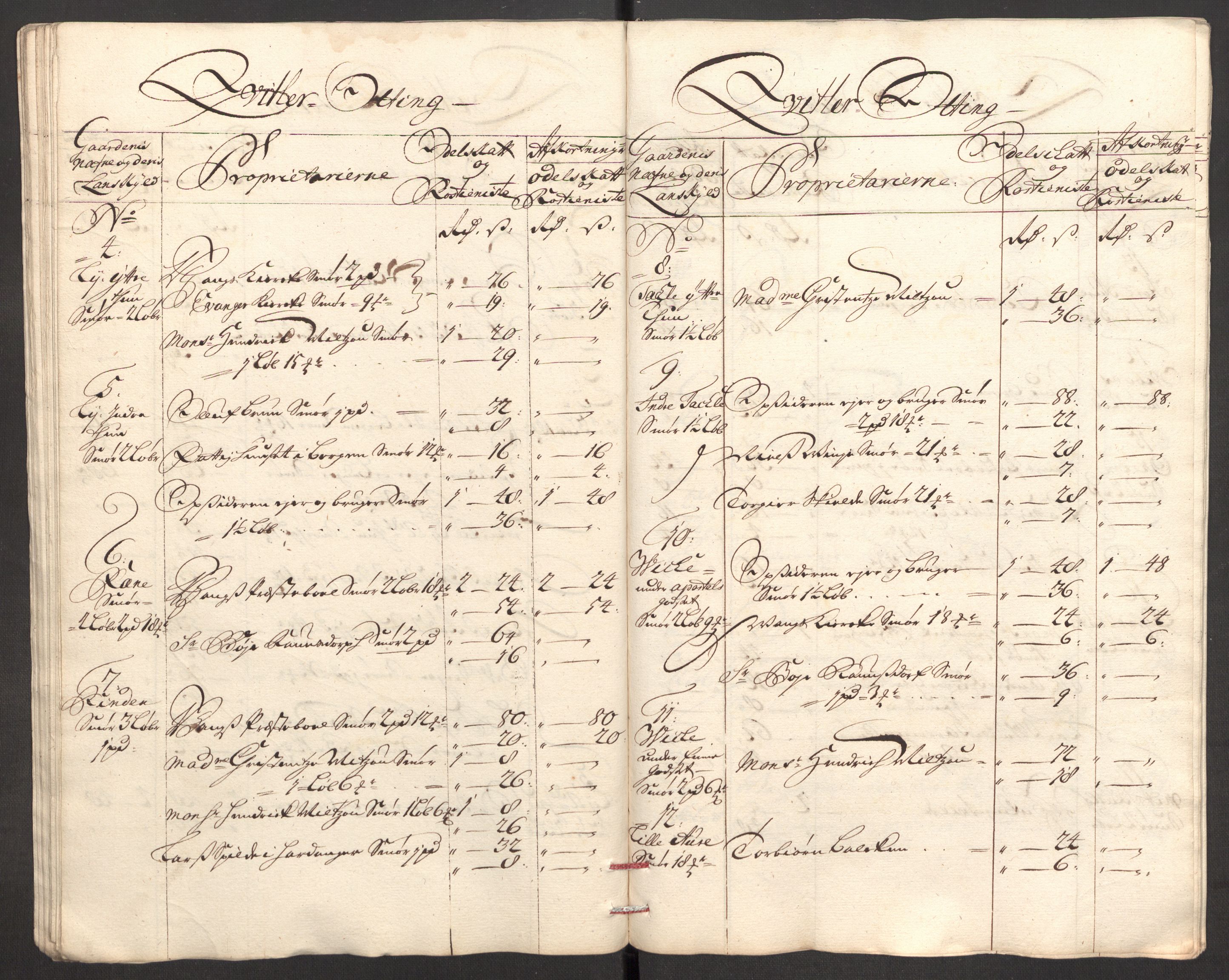 Rentekammeret inntil 1814, Reviderte regnskaper, Fogderegnskap, AV/RA-EA-4092/R51/L3189: Fogderegnskap Nordhordland og Voss, 1708, s. 321