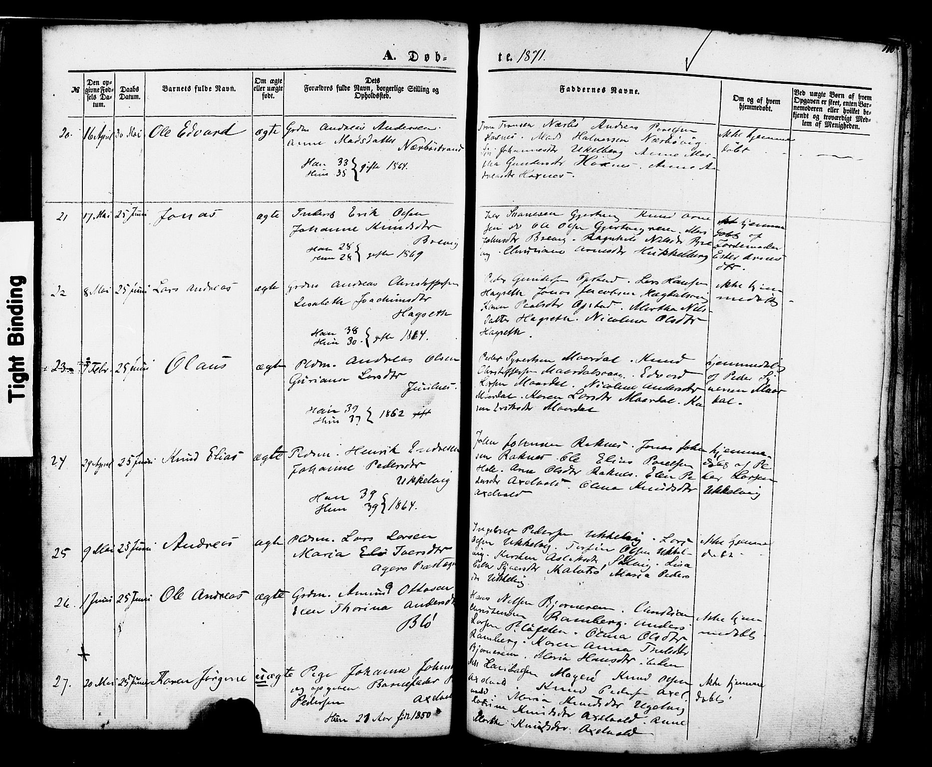 Ministerialprotokoller, klokkerbøker og fødselsregistre - Møre og Romsdal, AV/SAT-A-1454/560/L0719: Ministerialbok nr. 560A03, 1845-1872, s. 110