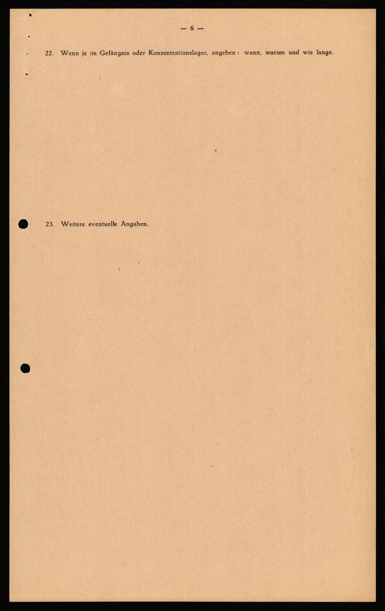 Forsvaret, Forsvarets overkommando II, RA/RAFA-3915/D/Db/L0029: CI Questionaires. Tyske okkupasjonsstyrker i Norge. Tyskere., 1945-1946, s. 398