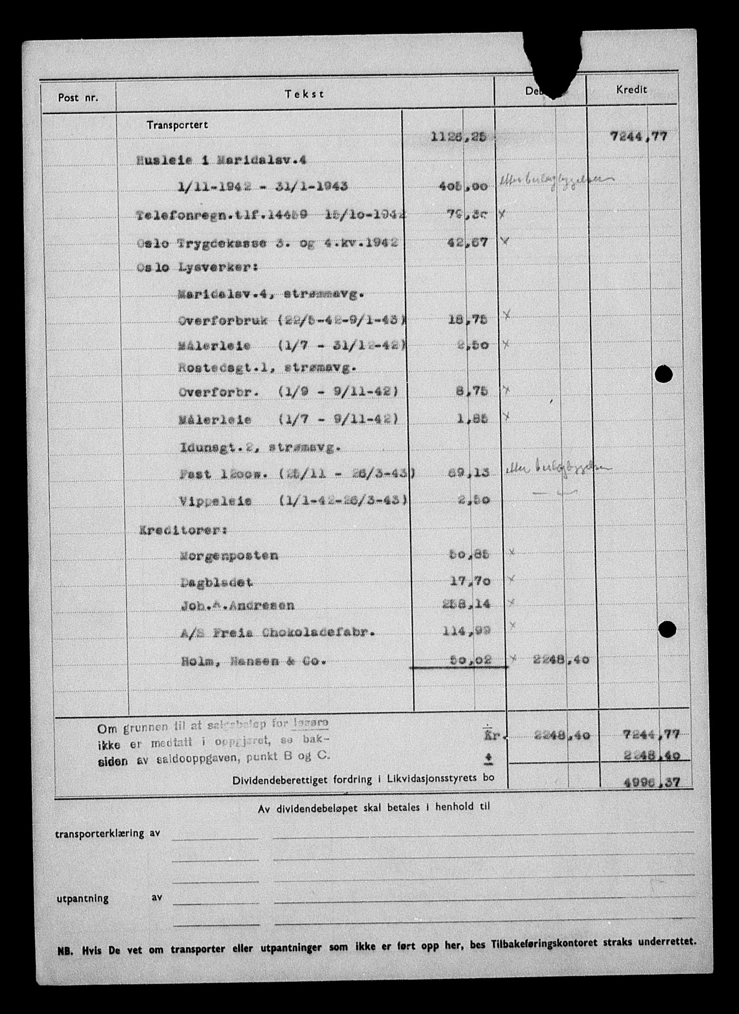 Justisdepartementet, Tilbakeføringskontoret for inndratte formuer, AV/RA-S-1564/H/Hc/Hcc/L0944: --, 1945-1947, s. 442