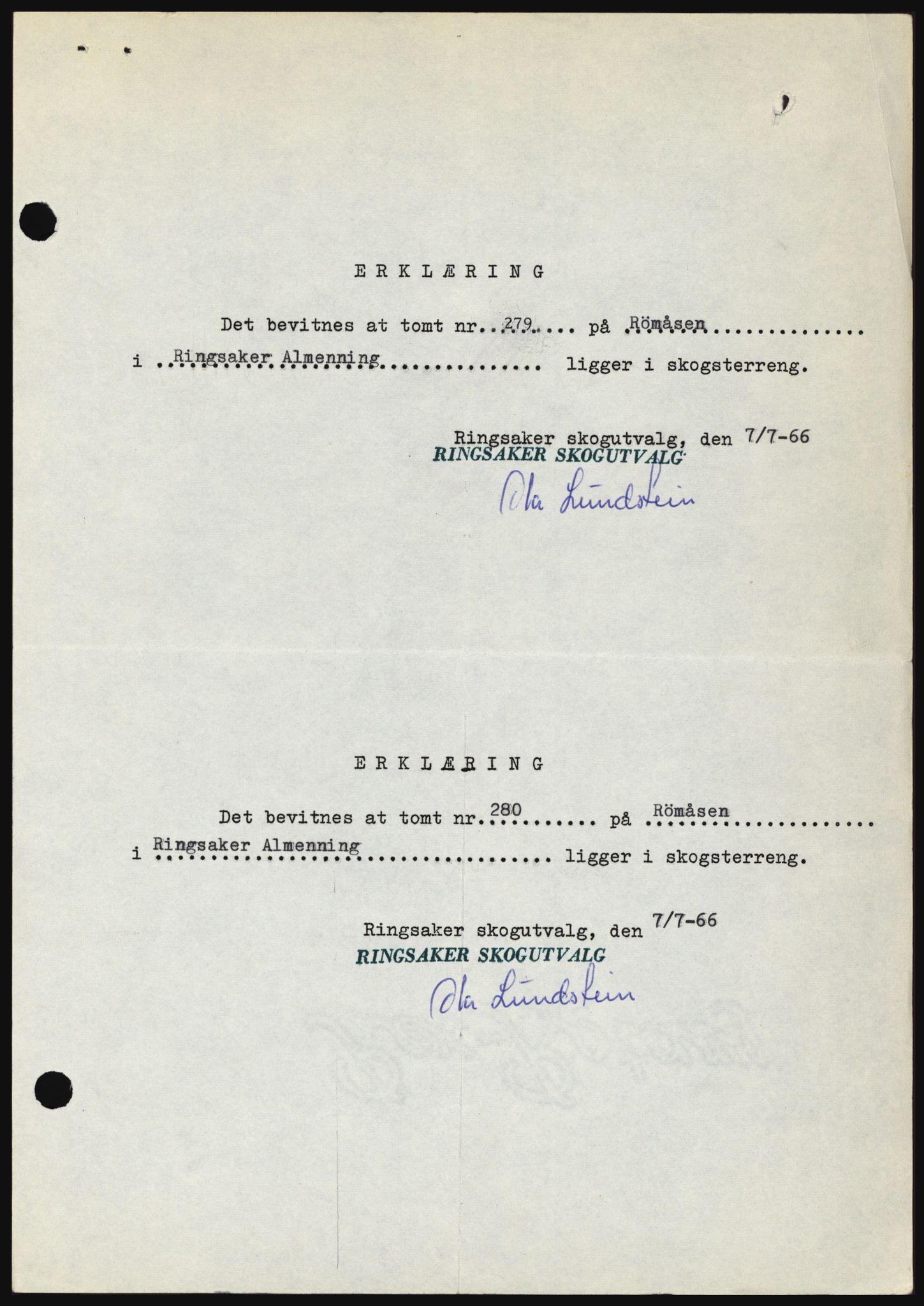Nord-Hedmark sorenskriveri, SAH/TING-012/H/Hc/L0024: Pantebok nr. 24, 1966-1966, Dagboknr: 4231/1966