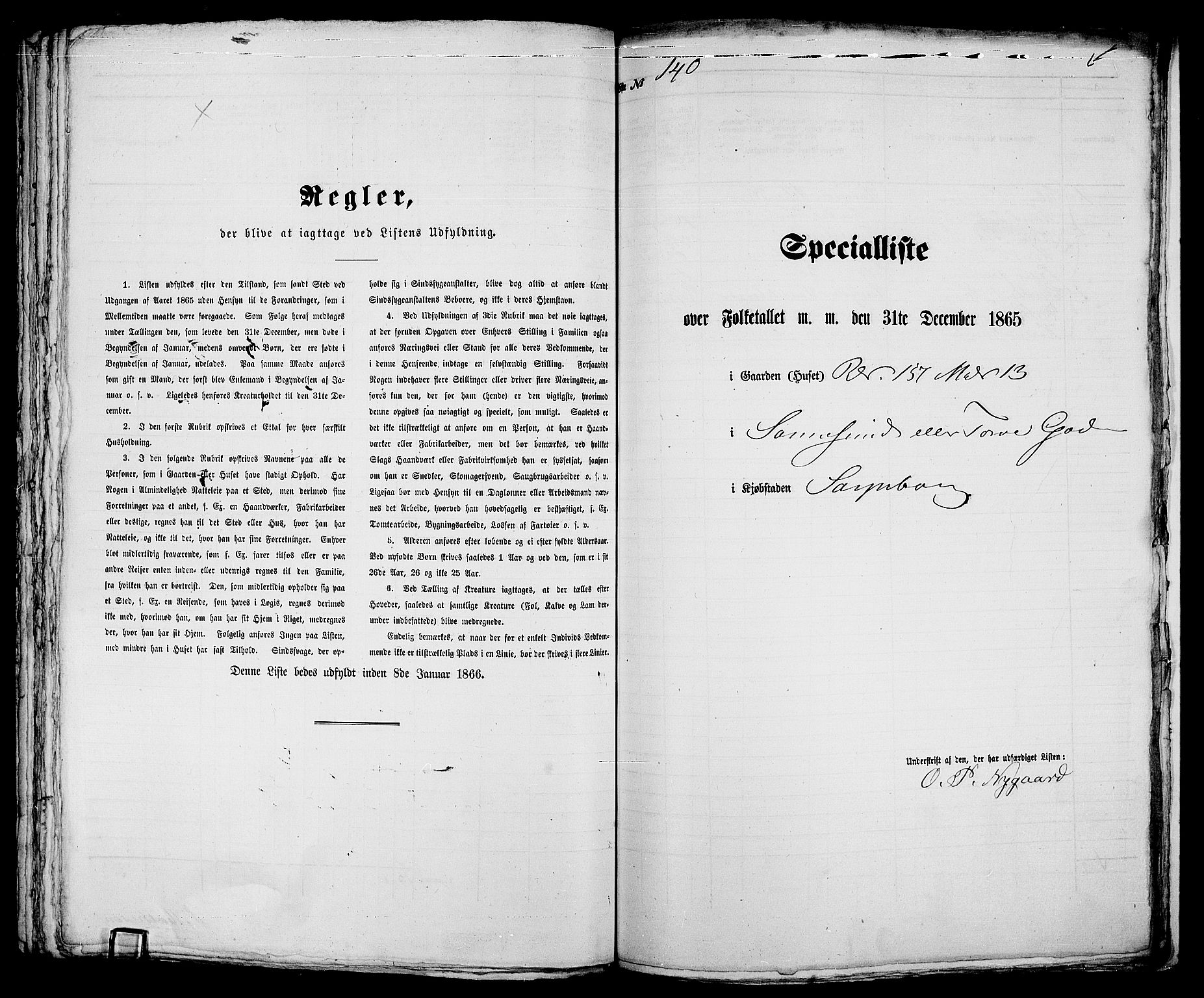 RA, Folketelling 1865 for 0102P Sarpsborg prestegjeld, 1865, s. 287