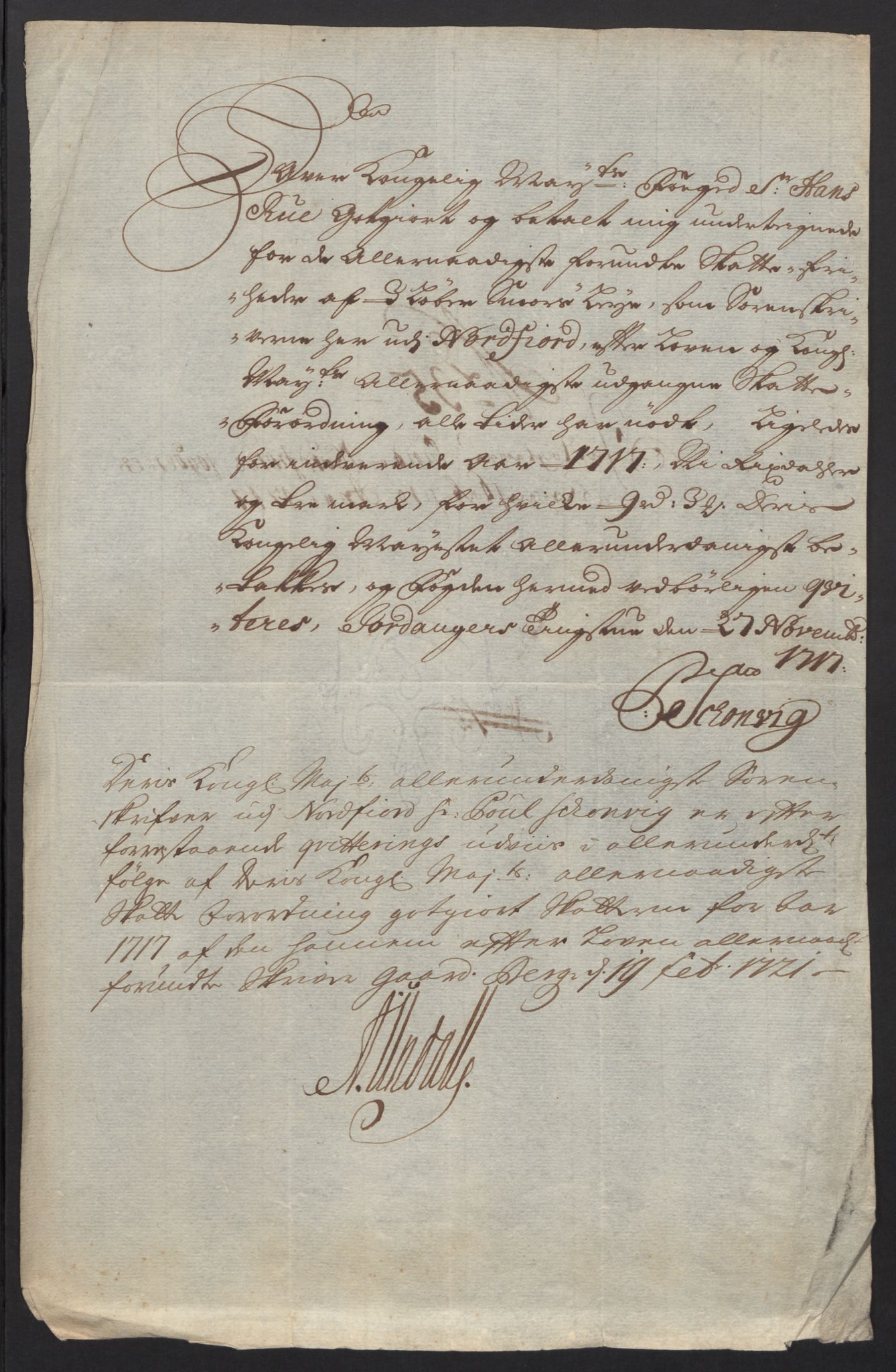 Rentekammeret inntil 1814, Reviderte regnskaper, Fogderegnskap, AV/RA-EA-4092/R53/L3441: Fogderegnskap Sunn- og Nordfjord, 1717-1718, s. 265