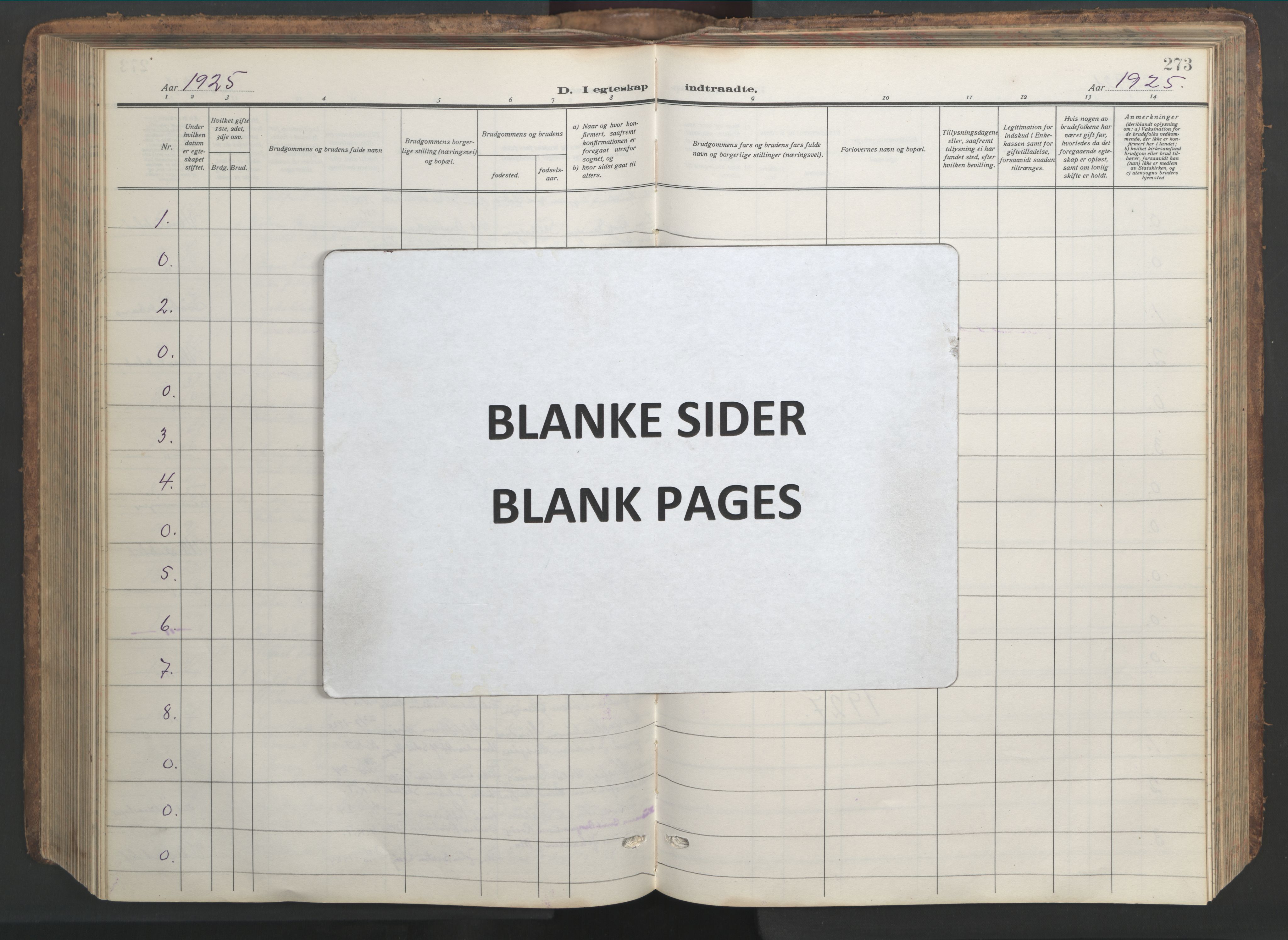 Ministerialprotokoller, klokkerbøker og fødselsregistre - Nordland, AV/SAT-A-1459/817/L0269: Klokkerbok nr. 817C04, 1921-1949, s. 273