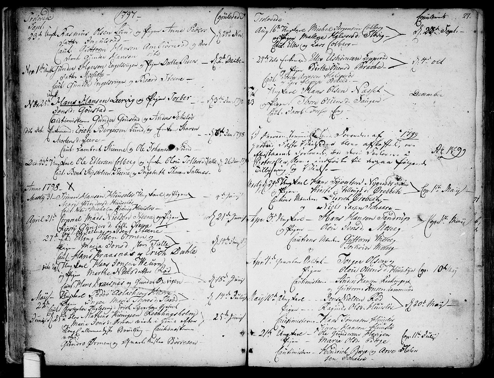 Onsøy prestekontor Kirkebøker, AV/SAO-A-10914/F/Fa/L0001: Ministerialbok nr. I 1, 1733-1814, s. 27