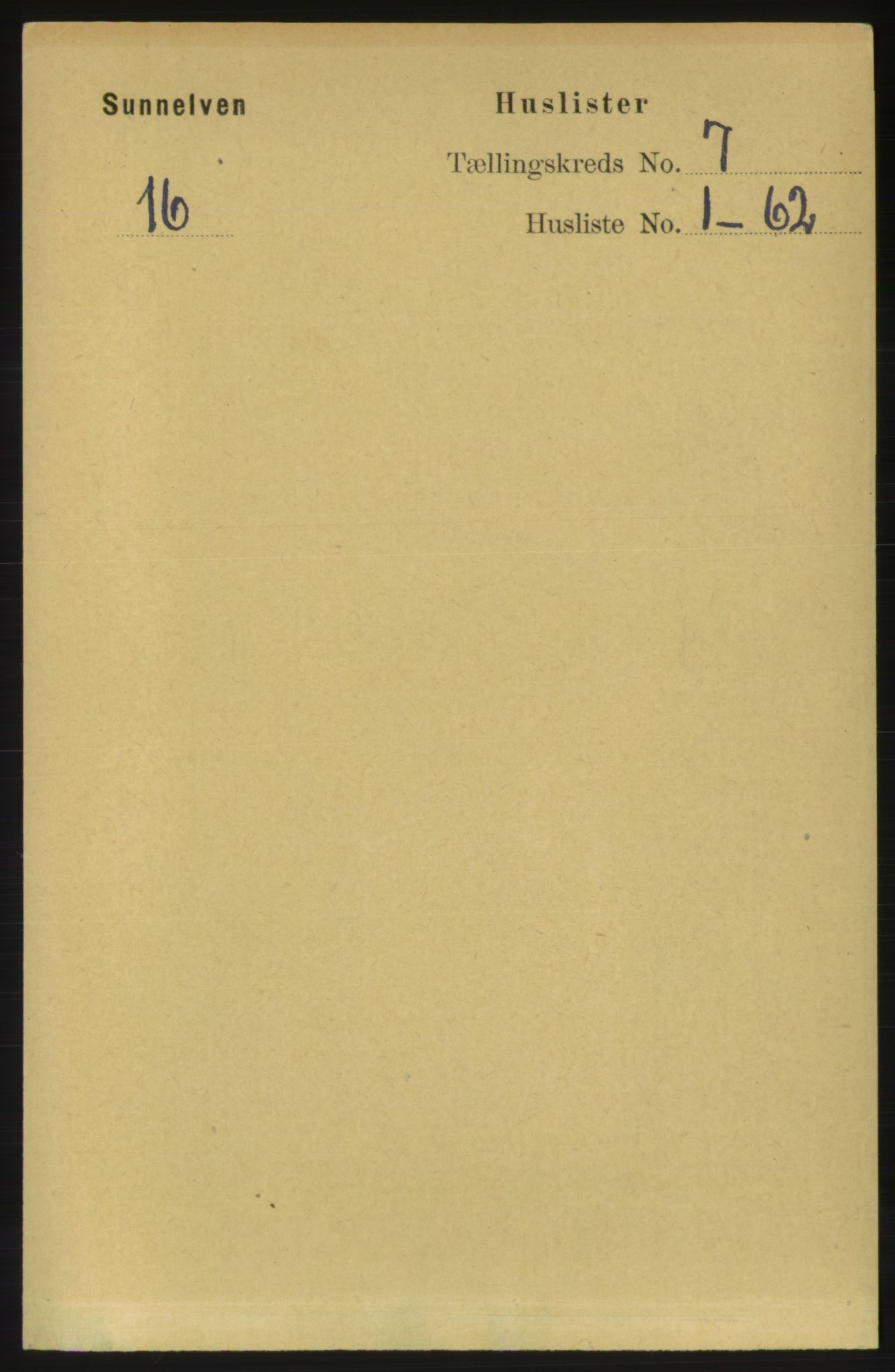 RA, Folketelling 1891 for 1523 Sunnylven herred, 1891, s. 1701