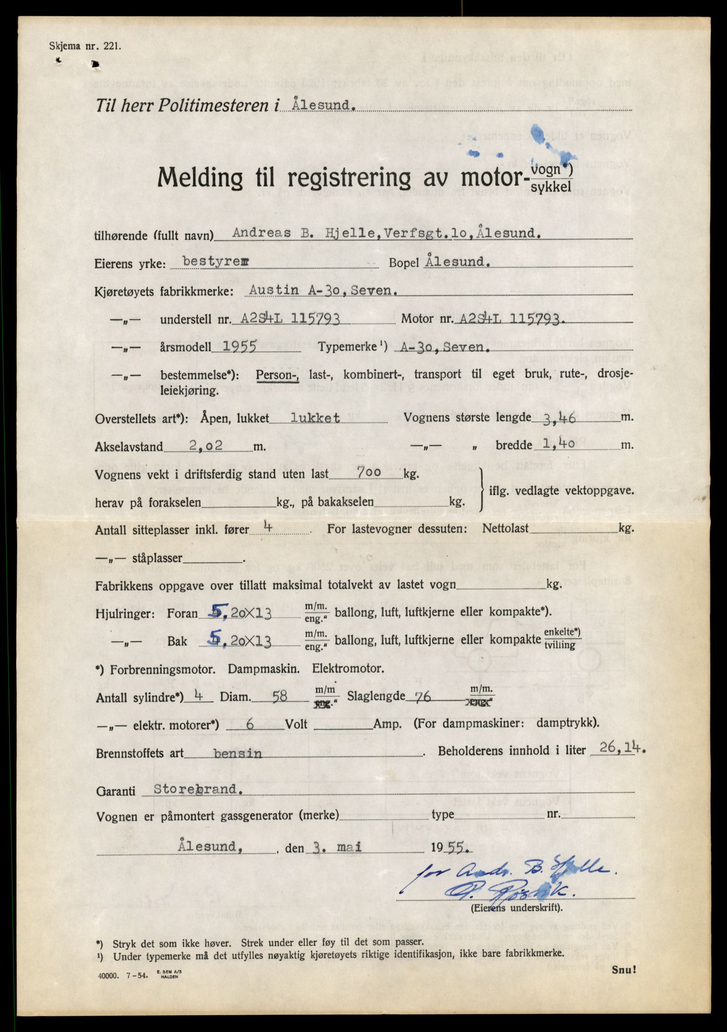 Møre og Romsdal vegkontor - Ålesund trafikkstasjon, AV/SAT-A-4099/F/Fe/L0048: Registreringskort for kjøretøy T 14721 - T 14863, 1927-1998, s. 816