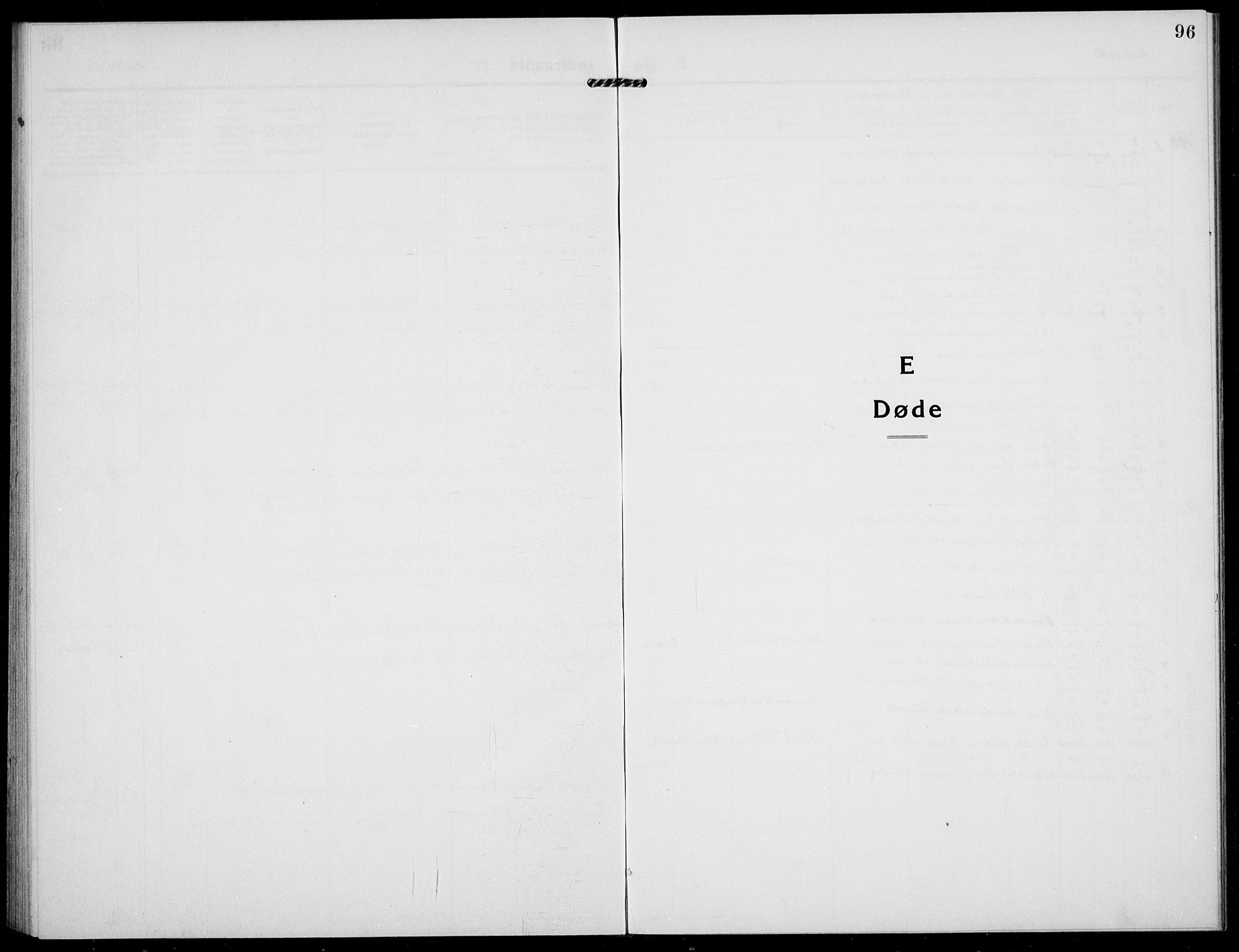 Fjaler sokneprestembete, SAB/A-79801/H/Hab/Habb/L0003: Klokkerbok nr. B 3, 1913-1940, s. 96